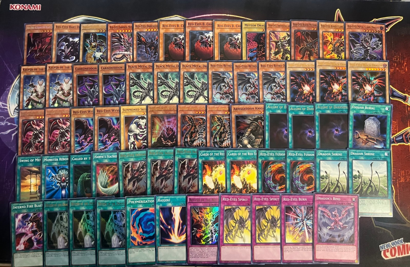 Red-eyes Black Dragon Dark Armed Allure Dragoon Flare Metal Inferno Yugioh Deck Red-eyes Black Dragon Dark Armed Allure Dragoon Flare Metal Inferno Yugioh Deck