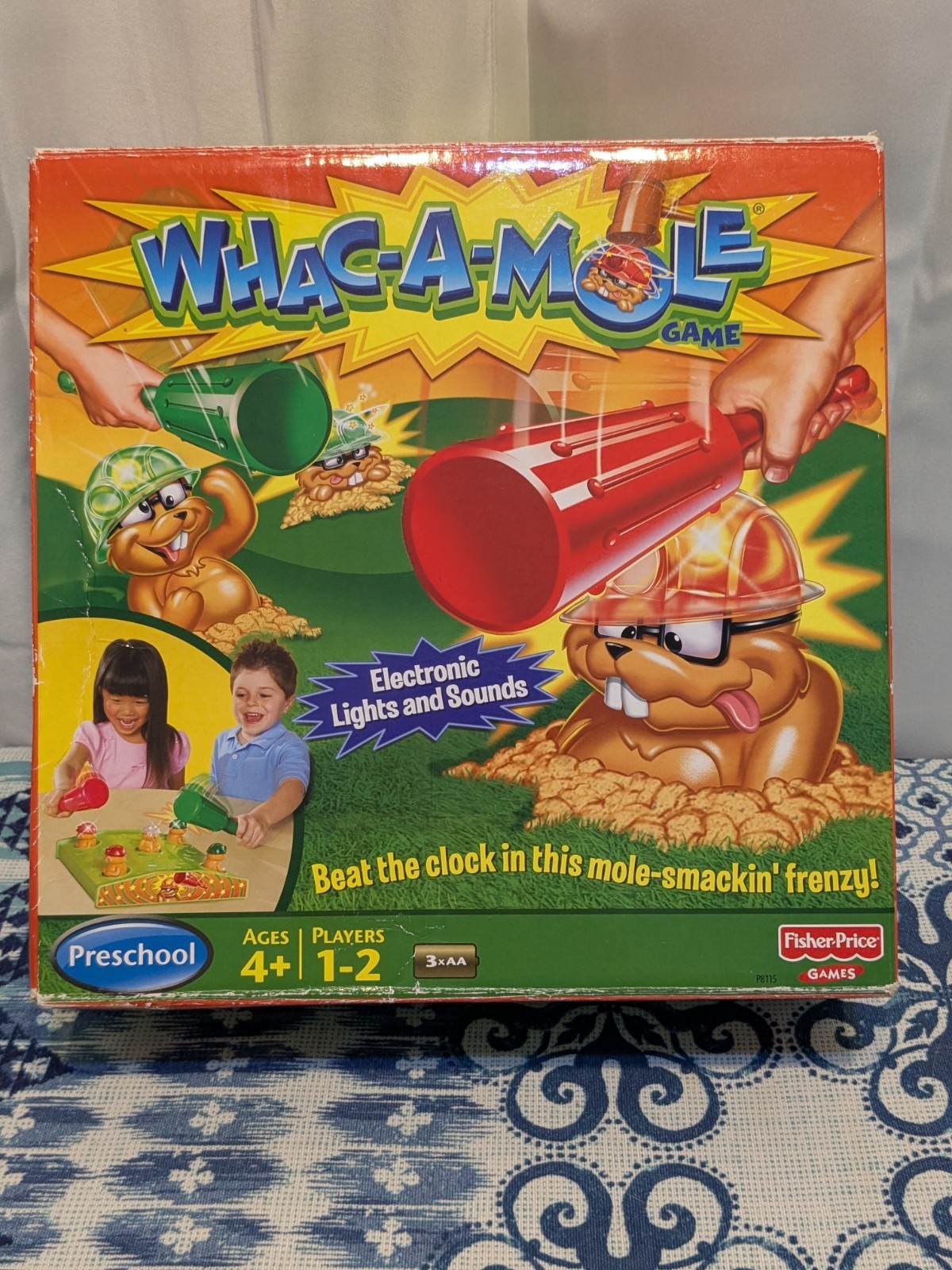 VTG Fisher Price Whac A Mole Electronic 2009 Game Tested Works Complete VTG Fisher Price Whac A Mole Electronic 2009 Game Tested Works Complete