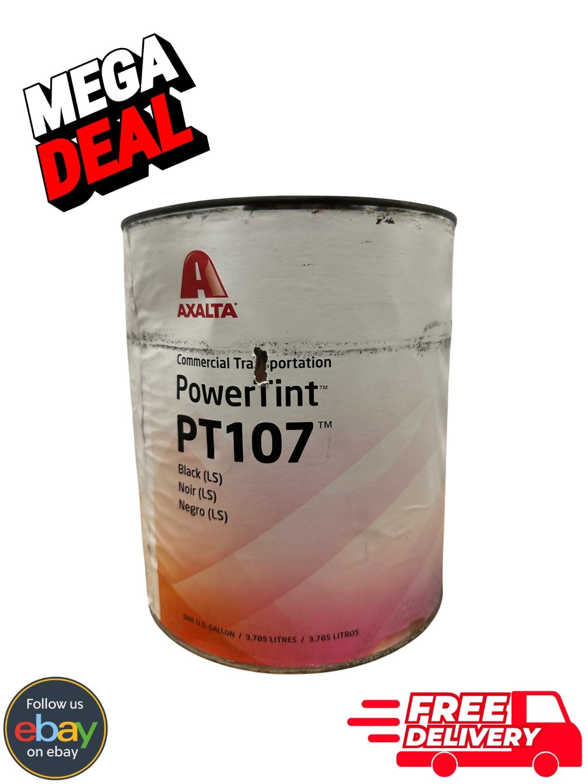Axalta Imron PowerTint PT107 Black (LS) Gallon for Commercial Transportation
