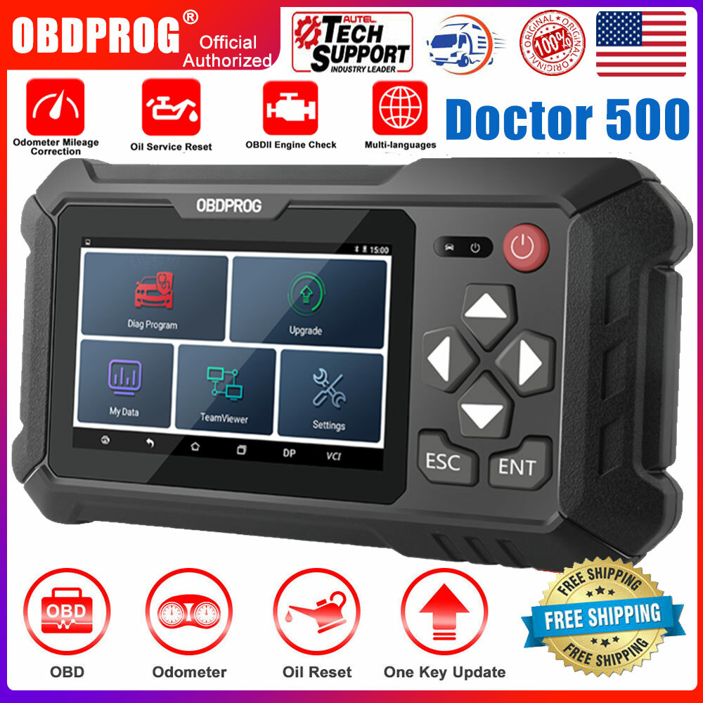OBDPROG M500 OBD Car Mileage Pro-grammer Odometer Adjustment Scanner Code Reader