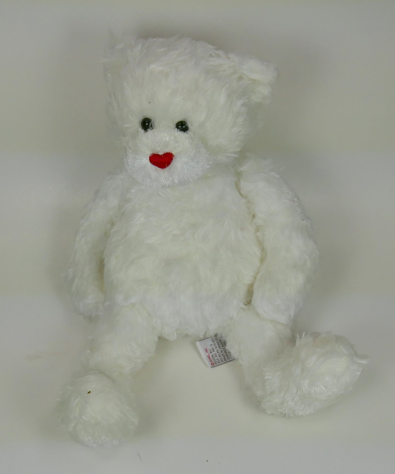 Gund Classic white Bear Curly hair 13\ Gund Classic white Bear Curly hair 13\
