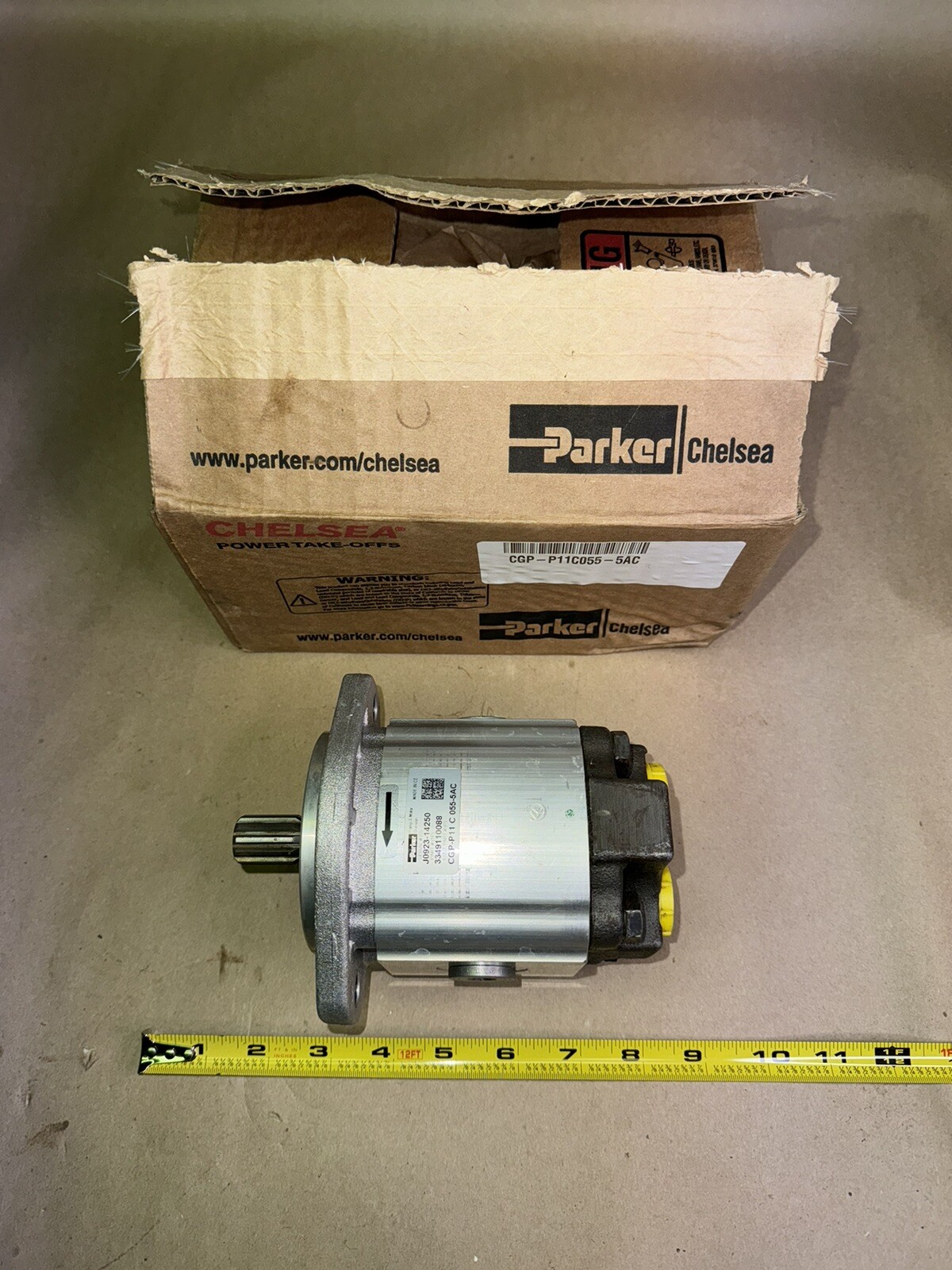 PARKER CHELSEA CGP-P11C055-5AC PTO GEAR PUMP FOR 247, 249, 252 SERIES PARKER PTO