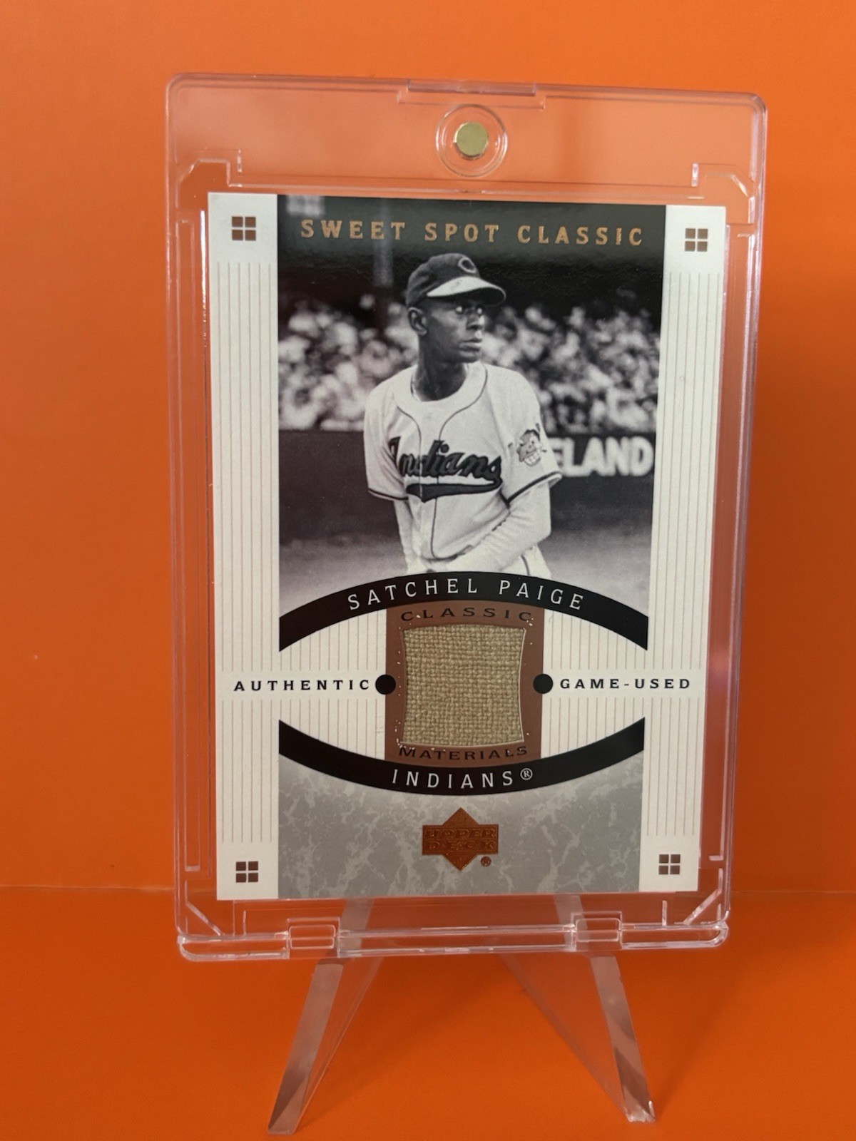 SATCHEL PAIGE 2005 UPPER DECK SWEET SPOT CLASSIC GAME USED WORN PANTS CM-SP