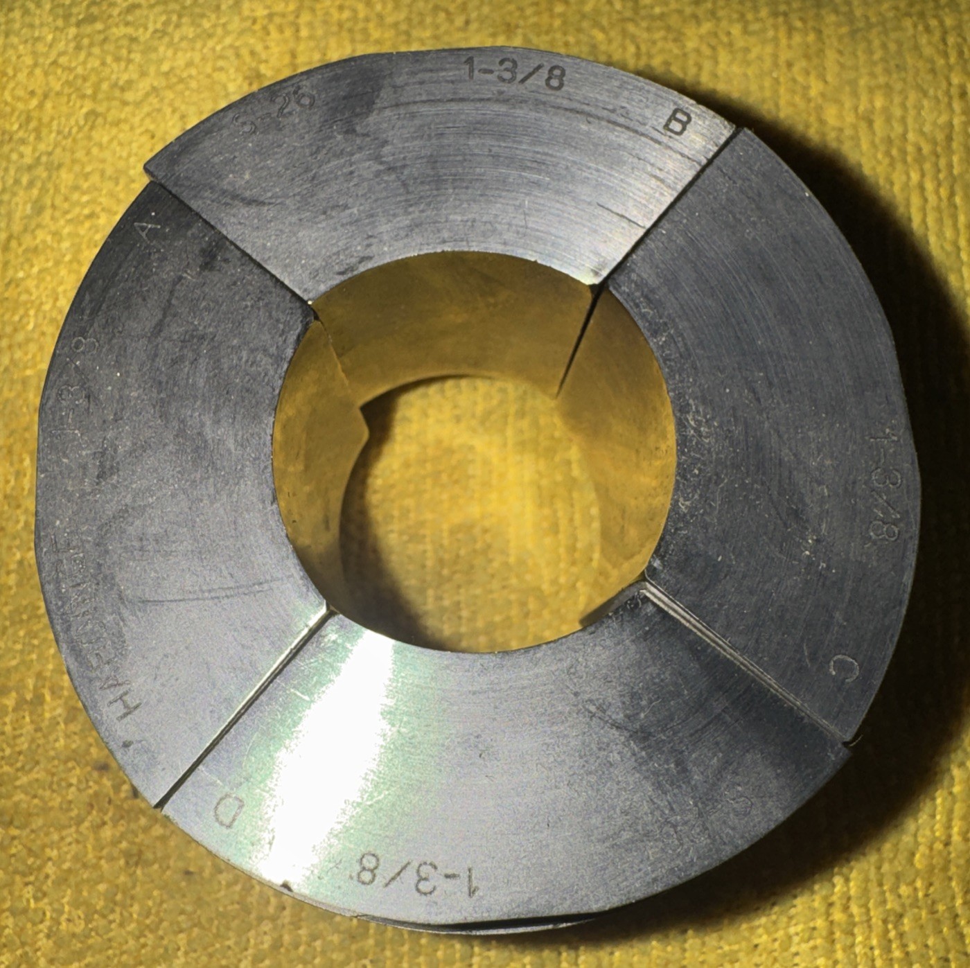 Hardinge S26 Collet Pad Size 1-3/8 ROUND SMOOTH Hardinge S26 Collet Pad Size 1-3/8 ROUND SMOOTH