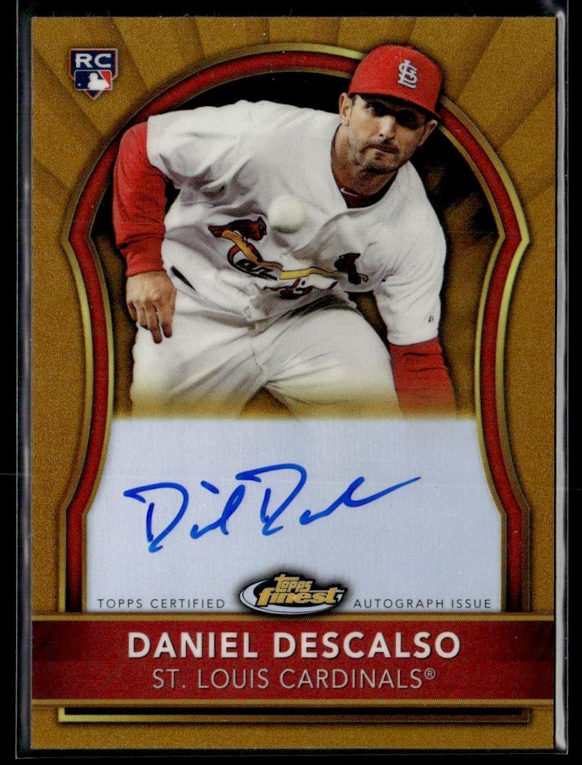 2011 Finest Rookie Autographs Gold Refractors Daniel Descalso RC Auto 25/75 St. 2011 Finest Rookie Autographs Gold Refractors Daniel Descalso RC Auto 25/75 St.