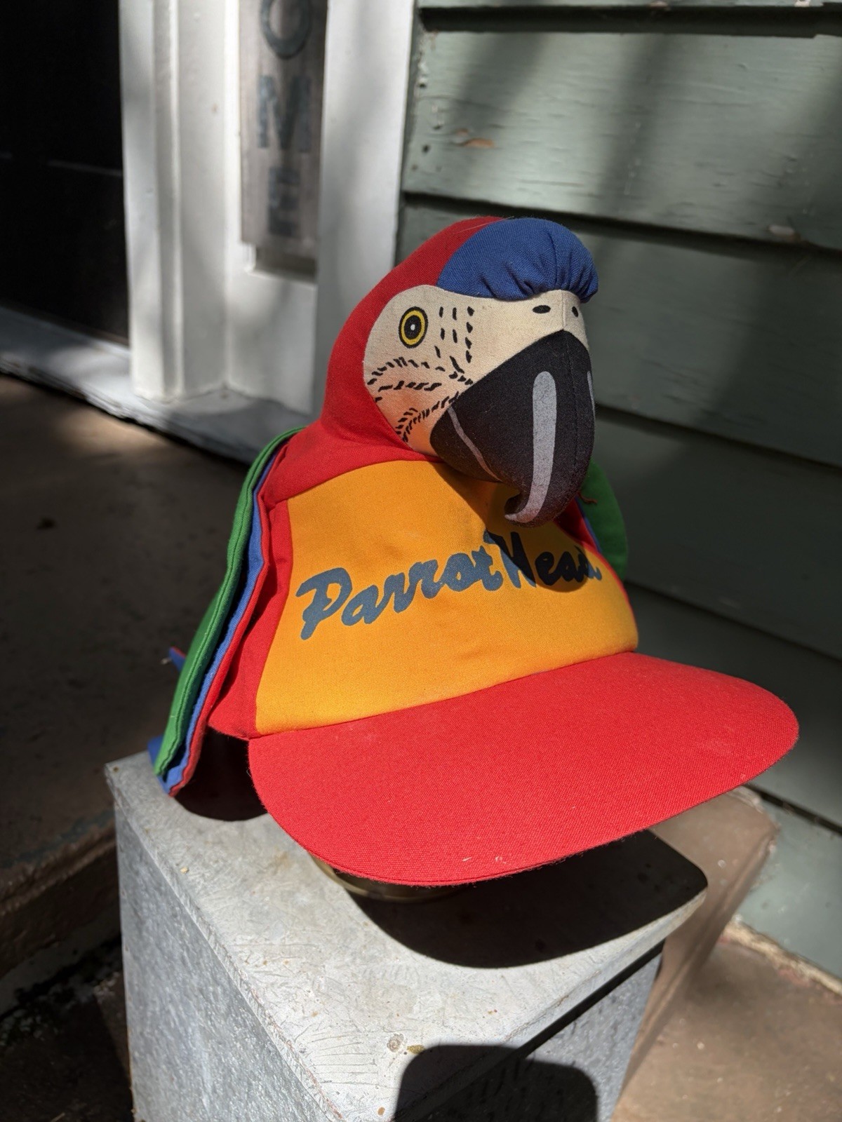 Vintage 1993 Parrot Head Novelty Snap Back Trucker Hat Vintage 1993 Parrot Head Novelty Snap Back Trucker Hat