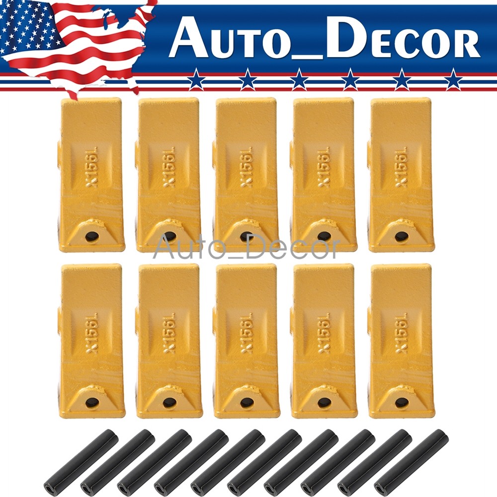 X156L Long Bucket Teeth Dirt Teeth with P156 Roll Pins for Digging Buckets -10PK X156L Long Bucket Teeth Dirt Teeth with P156 Roll Pins for Digging Buckets -10PK