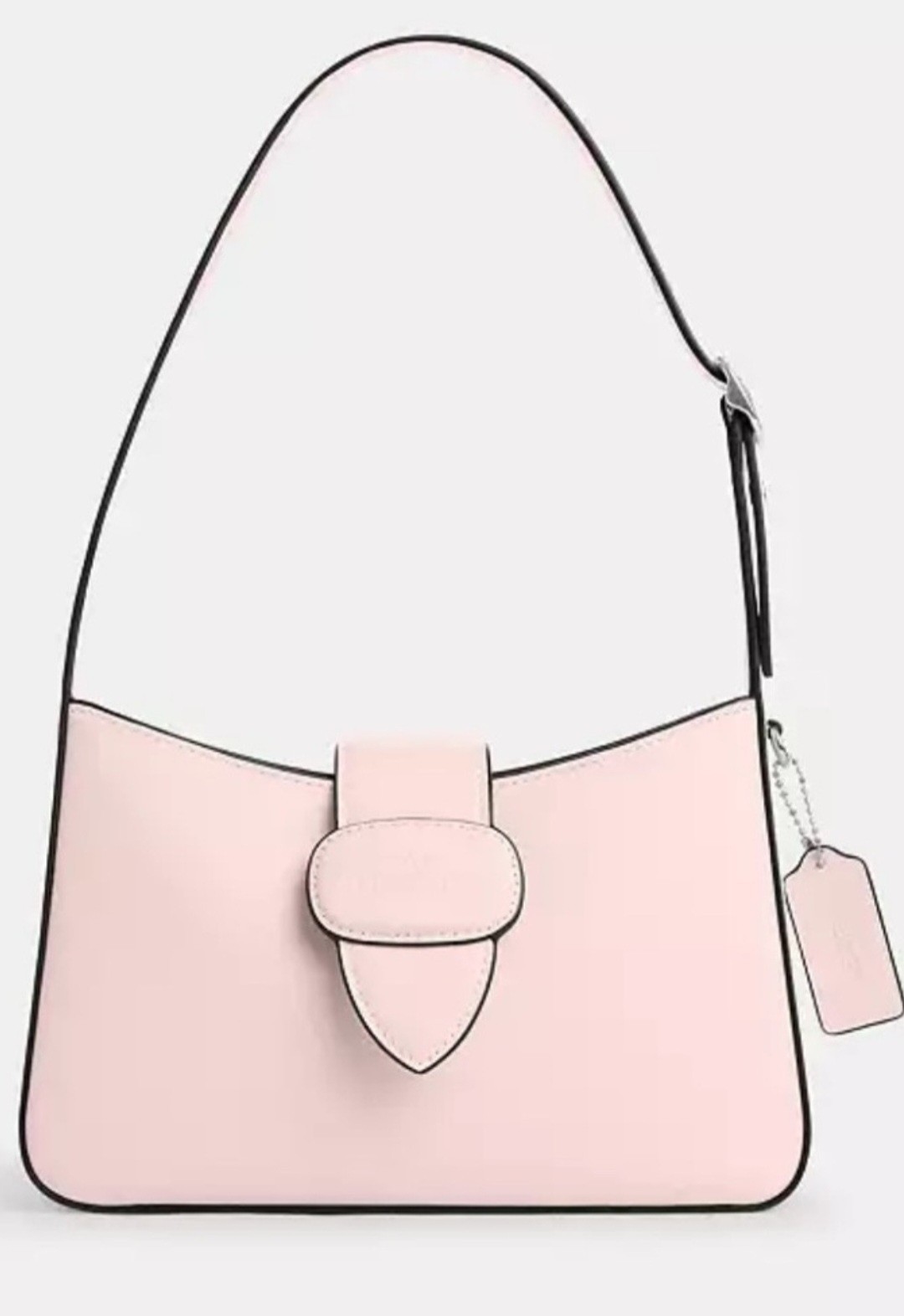 Coach Eliza Shoulder Bag with Zipper Closure Calf Leather(CAA92) Blush Coach Eliza Shoulder Bag with Zipper Closure Calf Leather(CAA92) Blush