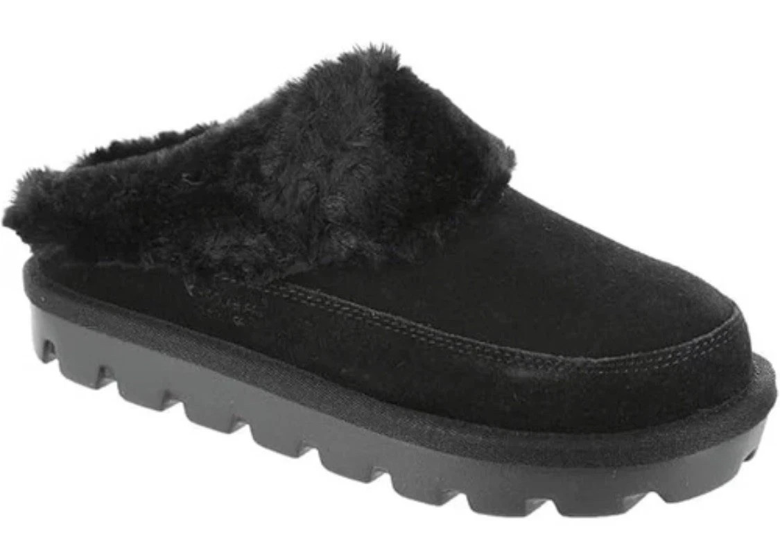 Koolaburra by UGG Tizzey Clogs Black Womens Suede Slip On Shoes Size 10  NWT