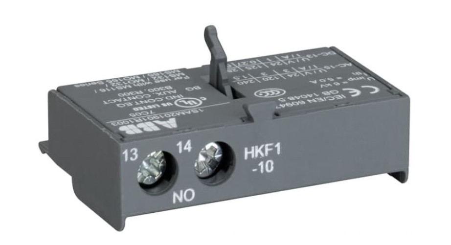 1pc ABB HKF1-10 Ms132/165 Front Mount Aux Cont 1No - BRAND NEW 1pc ABB HKF1-10 Ms132/165 Front Mount Aux Cont 1No - BRAND NEW