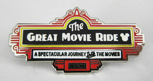 Disney Pin Great Movie Ride Hidden Mickey Disney World Attraction Signs Disney Pin Great Movie Ride Hidden Mickey Disney World Attraction Signs