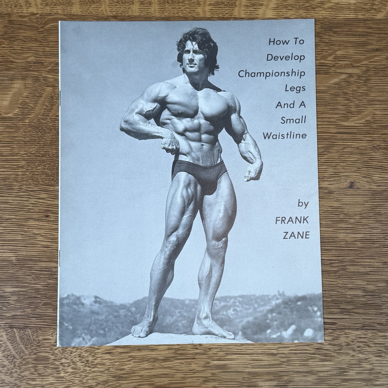 Original Frank Zane Develop Championship Legs Bodybuilding Muscle Booklet Book Original Frank Zane Develop Championship Legs Bodybuilding Muscle Booklet Book