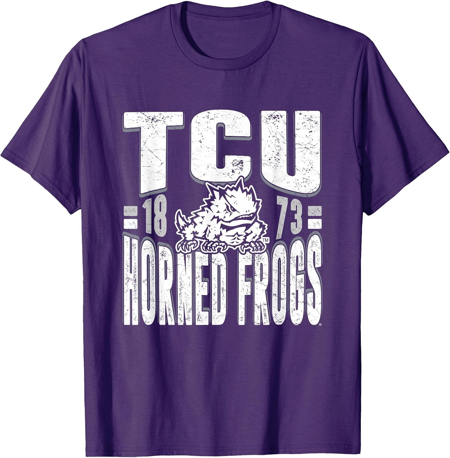 Vintage 90's TCU Horned Frogs Officially Licensed Retro T-Shirt, Small