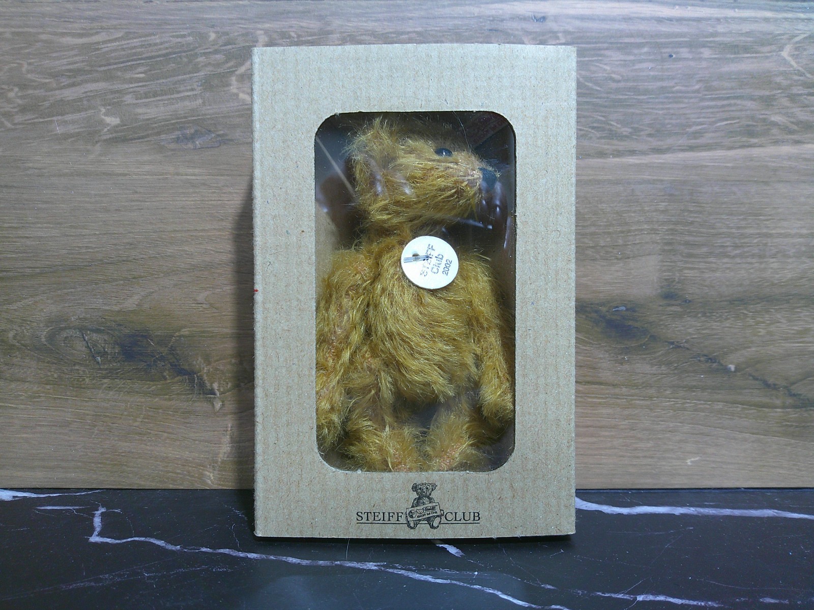 Steiff Club Cinnamon Teddy Bear 3.5” Mohair w/ Box & Certificate Button Ear 2002 Steiff Club Cinnamon Teddy Bear 3.5” Mohair w/ Box & Certificate Button Ear 2002