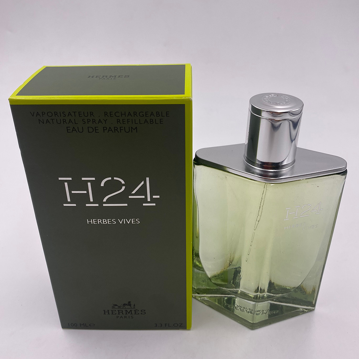 HERMES H24 HERBES VIVES EDP 3.3 OZ/ 100 ML SPRAY FOR MEN NEW SEALED IN BOX