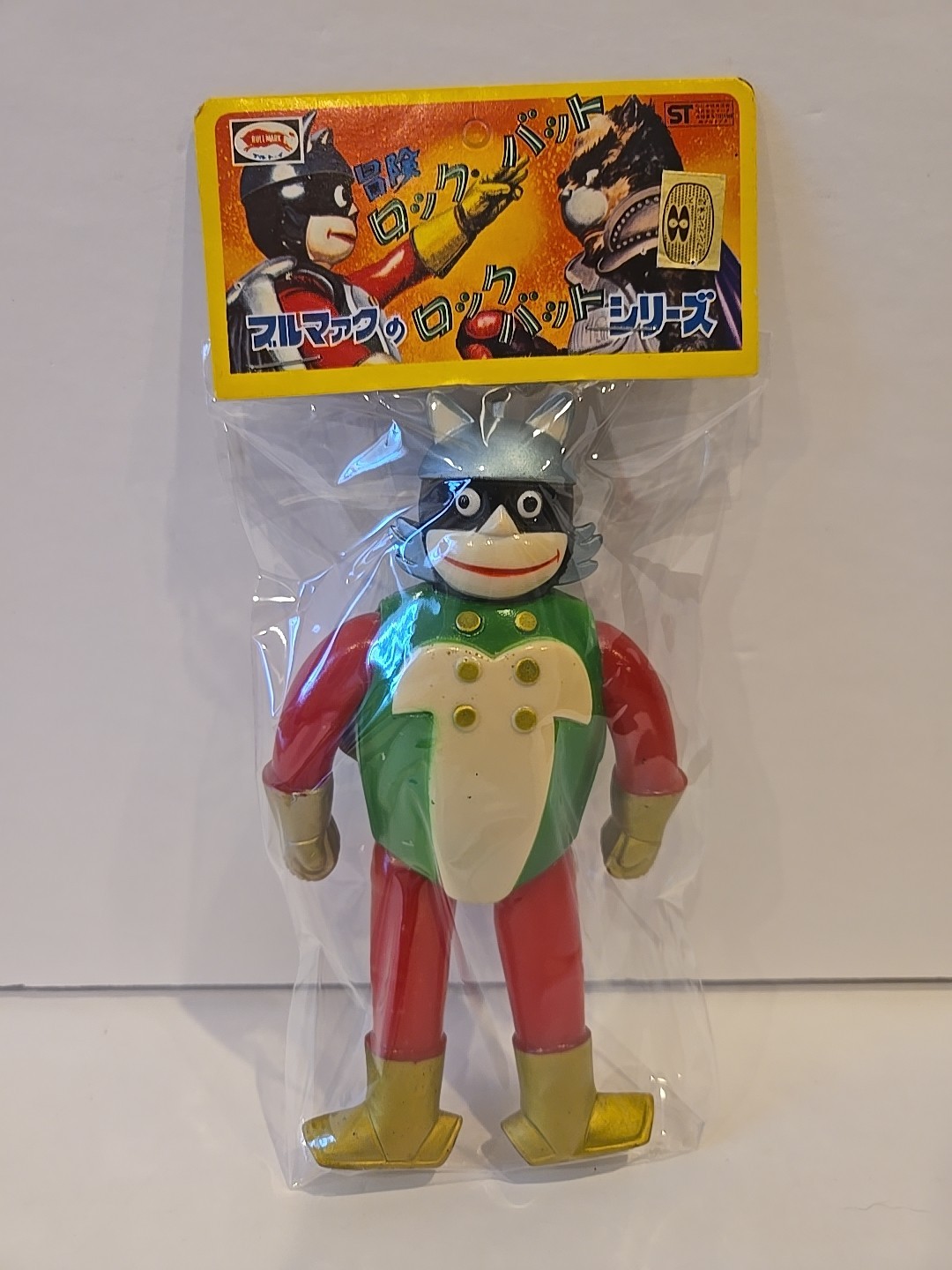 BULLMARK Adventure Rockbat Soft Vinyl Figure 1975 Japanese Vintage Robot Sofubi