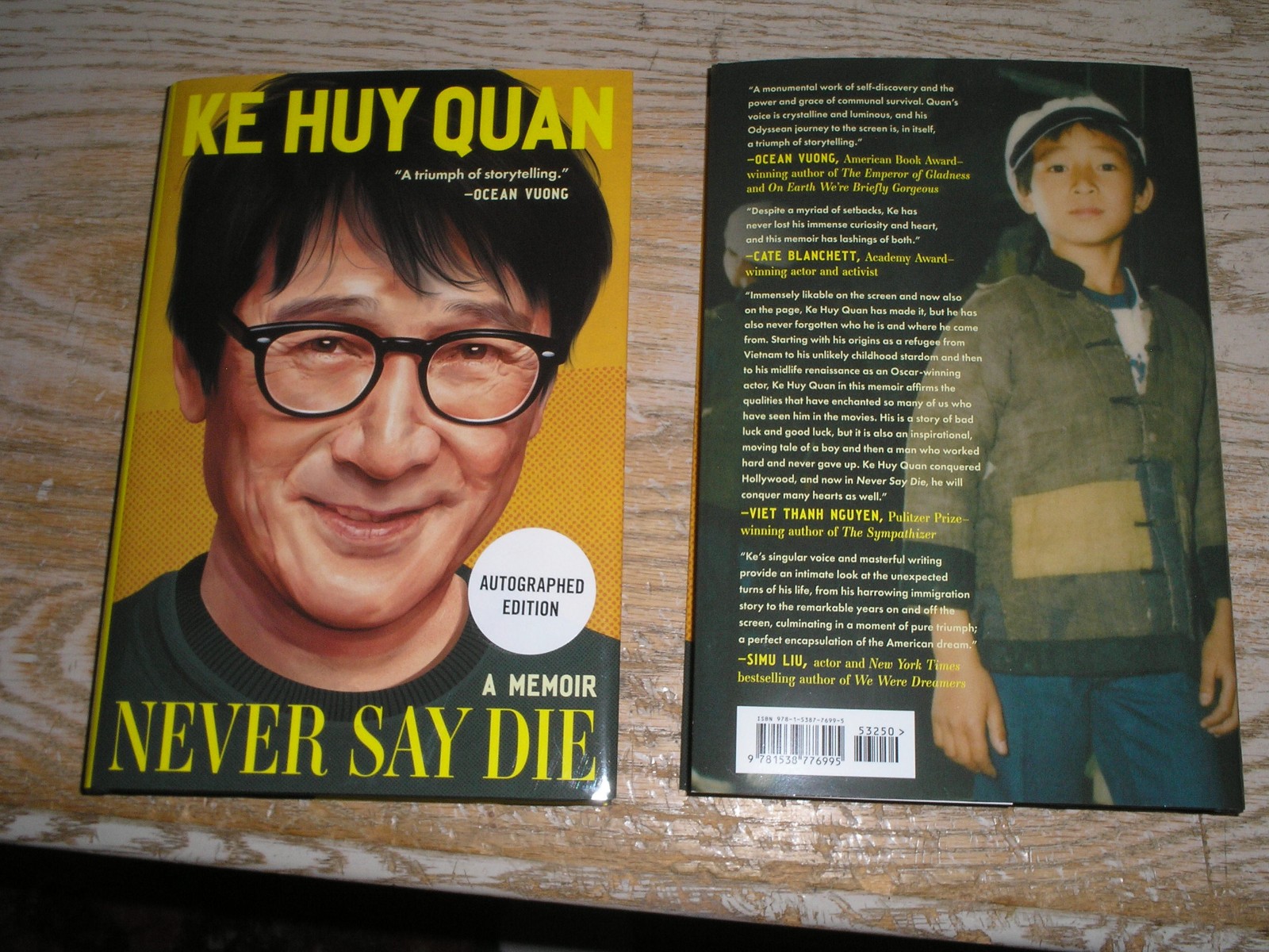 SIGNED Never Say Die : A Memoir by Ke Huy Quan (2026, New Hardcover 1st print) SIGNED Never Say Die : A Memoir by Ke Huy Quan (2026, New Hardcover 1st print)