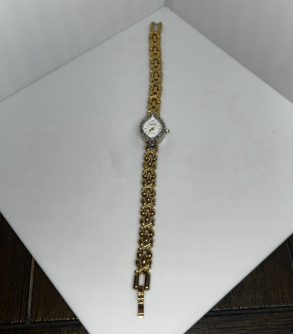 Gruen Women’s Beautiful (22) Genuine Tested Diamond Encrusted Watch Model #8092 Gruen Women’s Beautiful (22) Genuine Tested Diamond Encrusted Watch Model #8092
