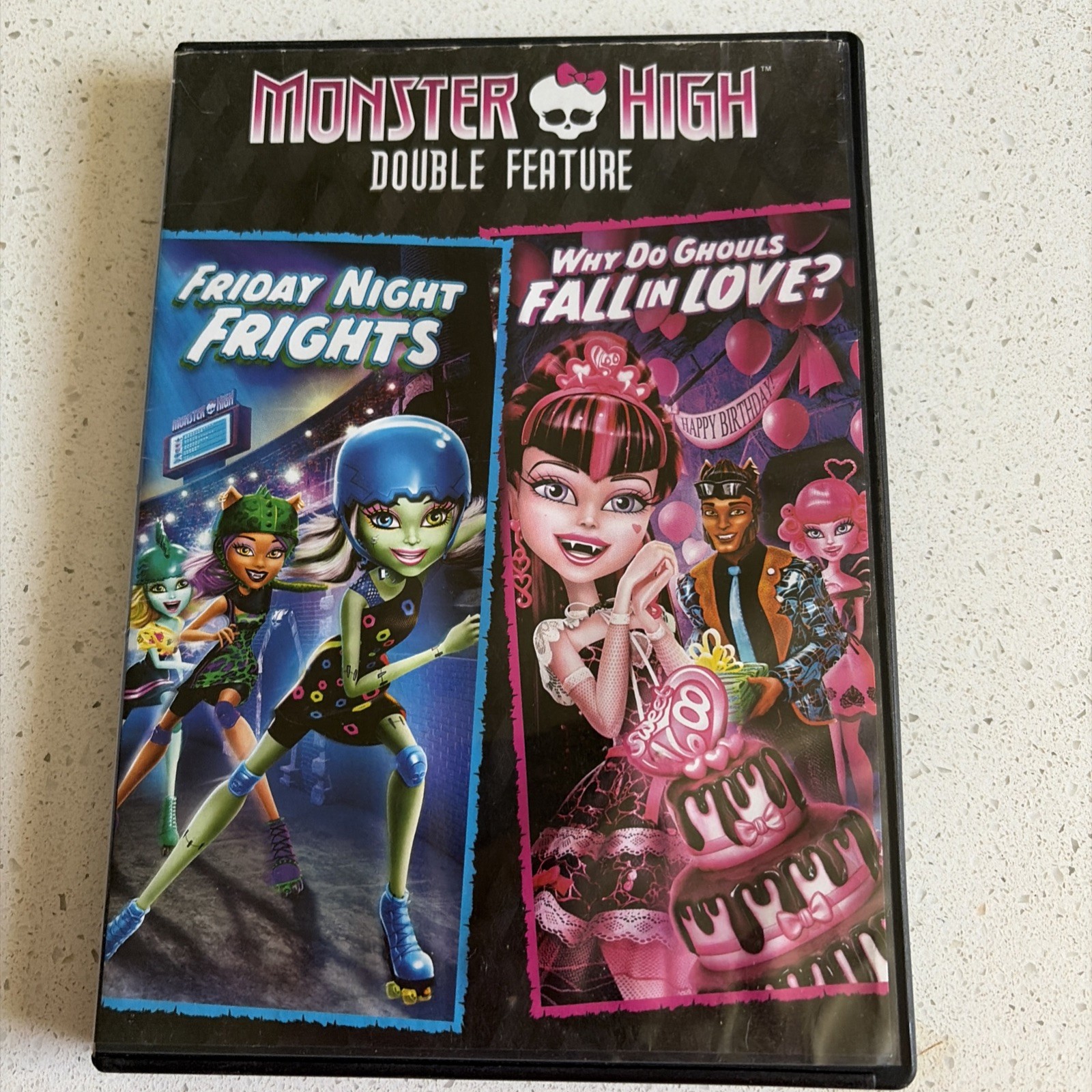 MONSTER HIGH - DOUBLE FEATURE DVD Movie Creepy Cute MONSTER HIGH - DOUBLE FEATURE DVD Movie Creepy Cute