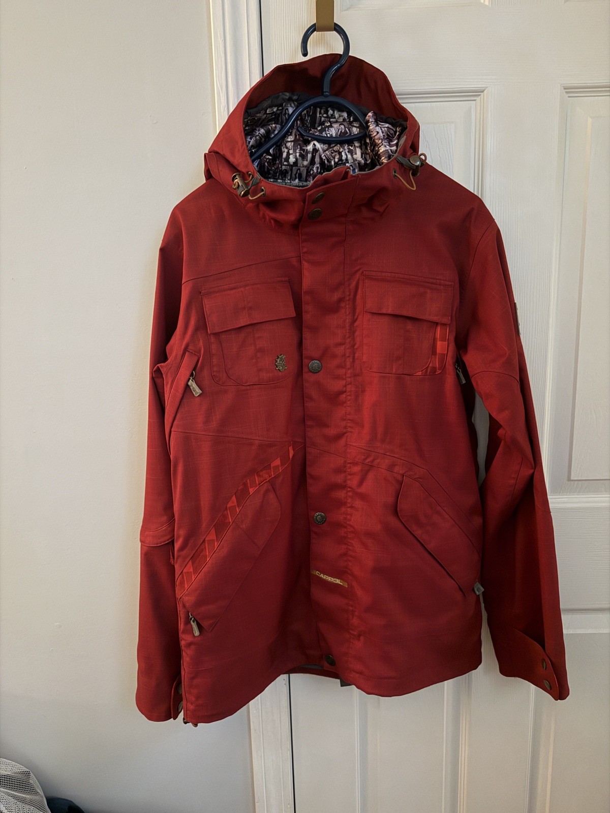 Vintage Y2K Capp3L by Ride Snowboard Men’s Small Hooded Full Zip Jacket- NWOT