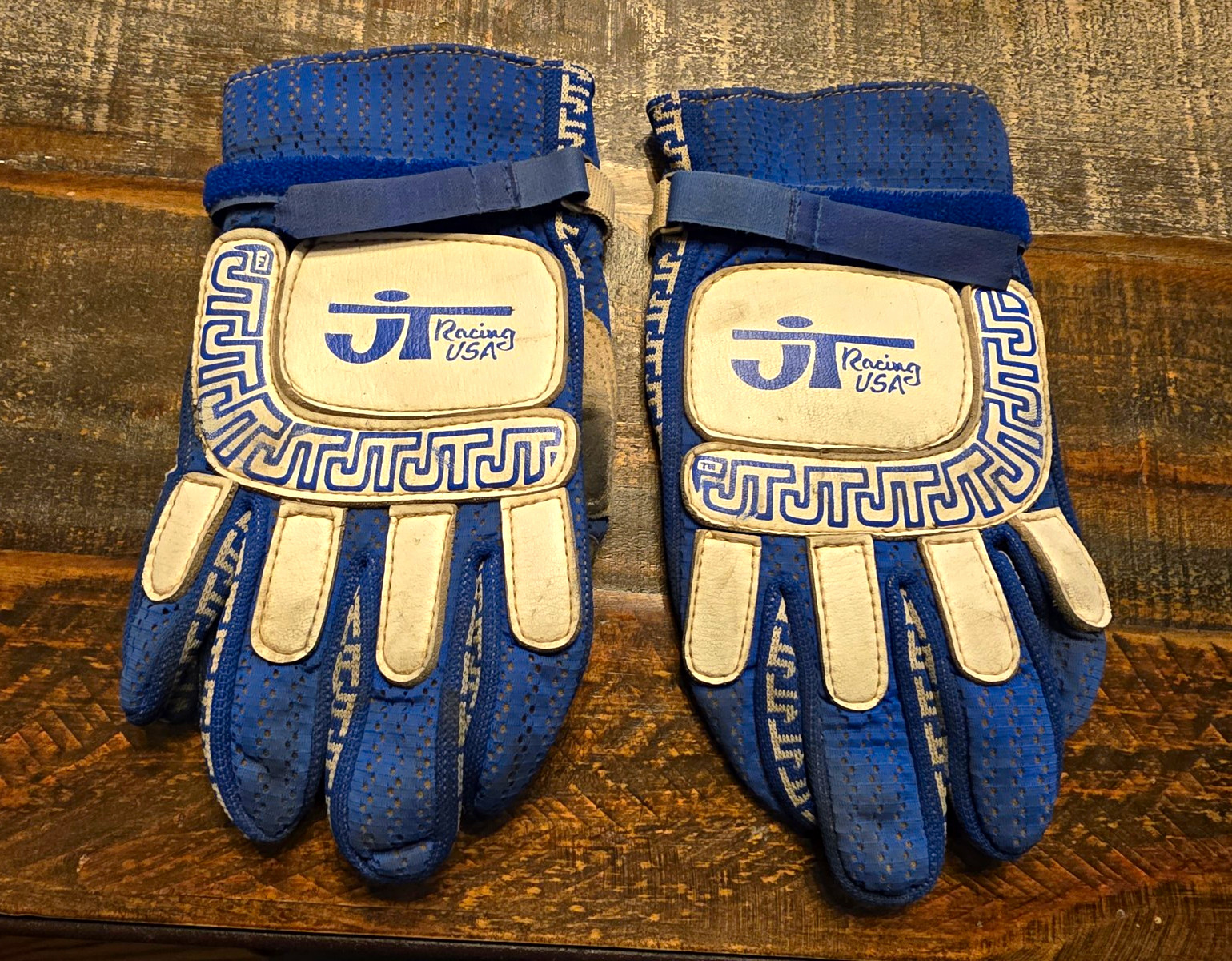Vintage Motocross MX  JT Racing Rare Gloves.  1970s Offroad History AHRMA
