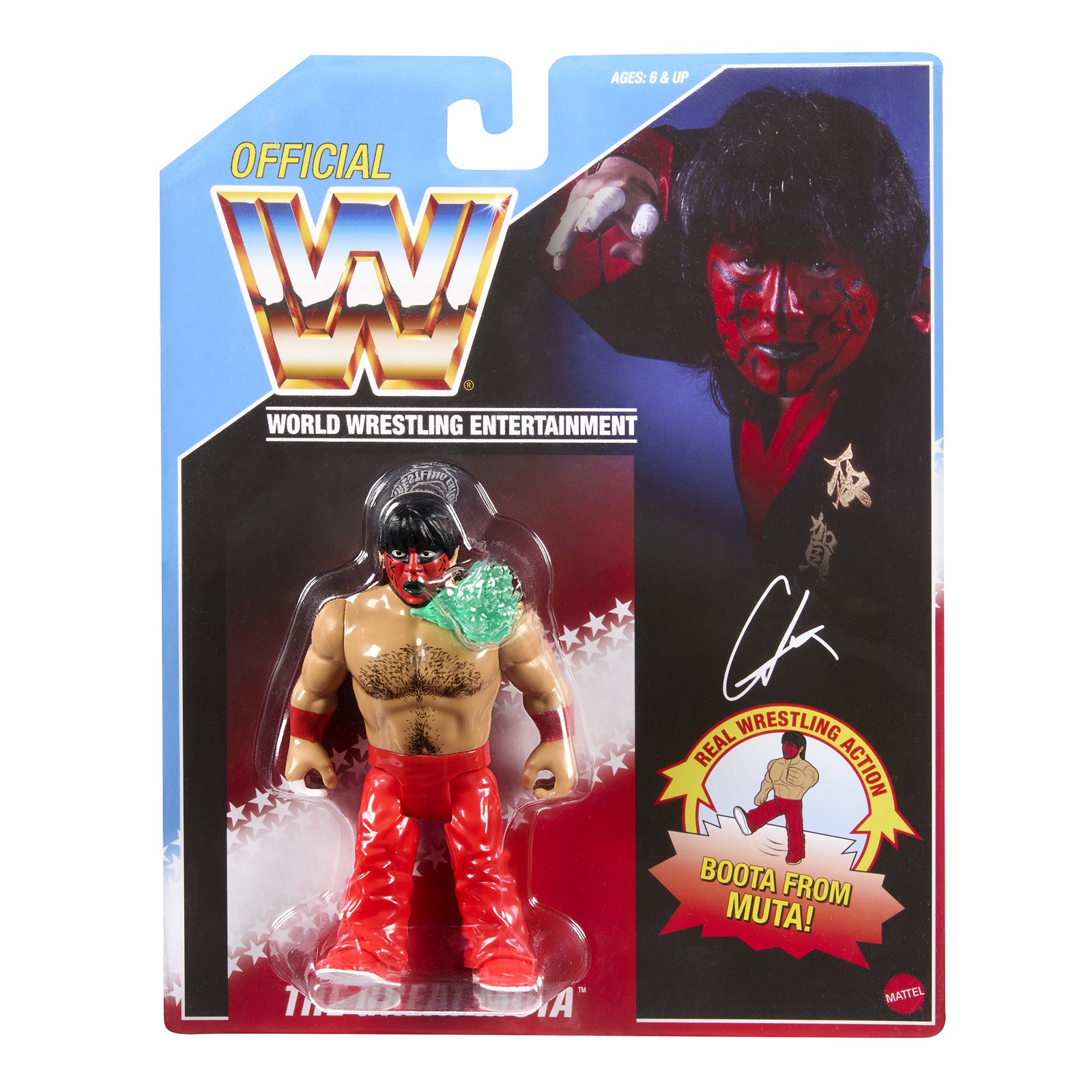 Great Muta (with Mist) - WWE 2026 Retros (Wave 3) Toy Wrestling Figure Great Muta (with Mist) - WWE 2026 Retros (Wave 3) Toy Wrestling Figure
