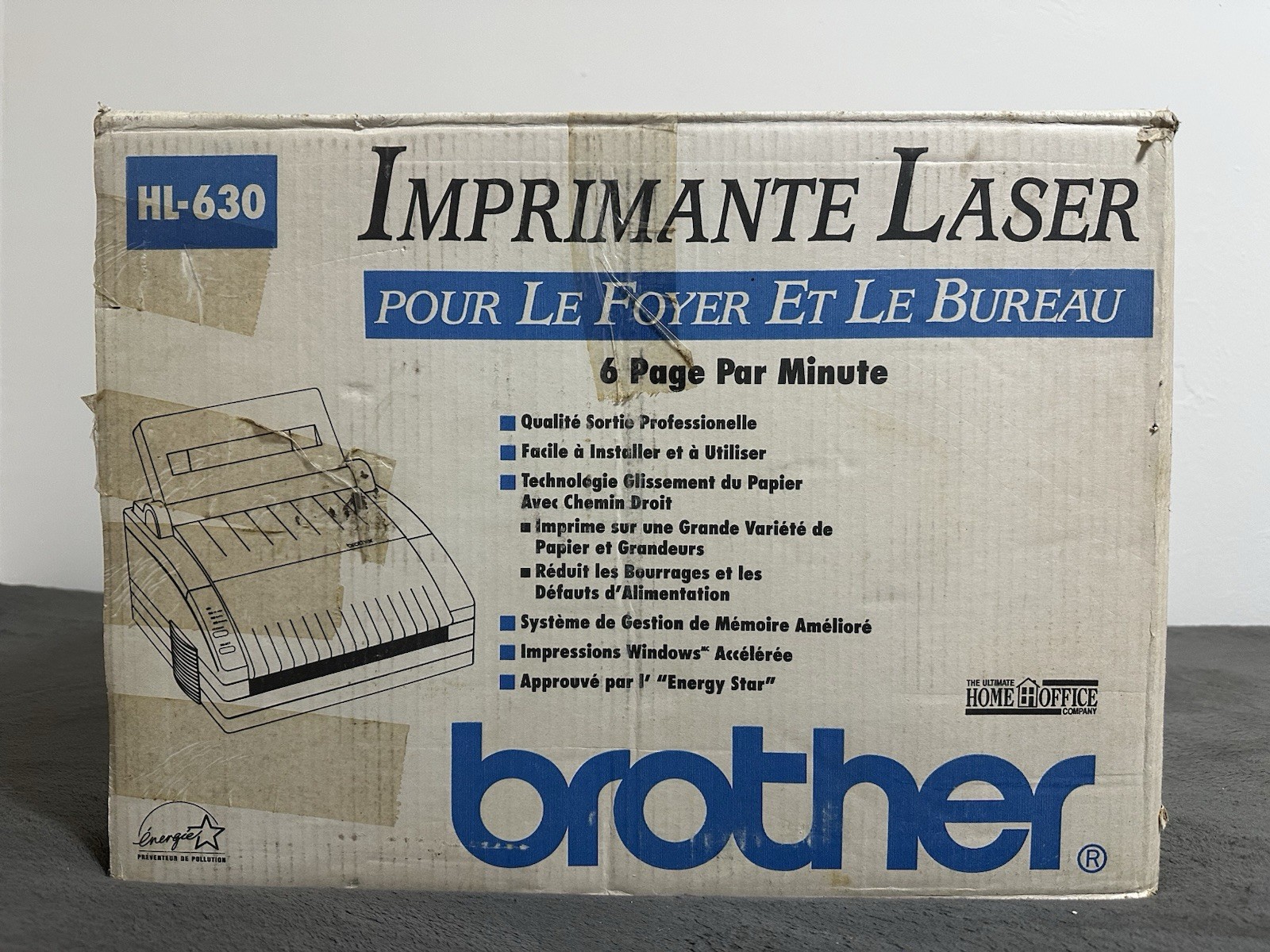 Brother HL-630 Laser Printer 1996 Ultra Rare Vintage Museum Grade Unique Find