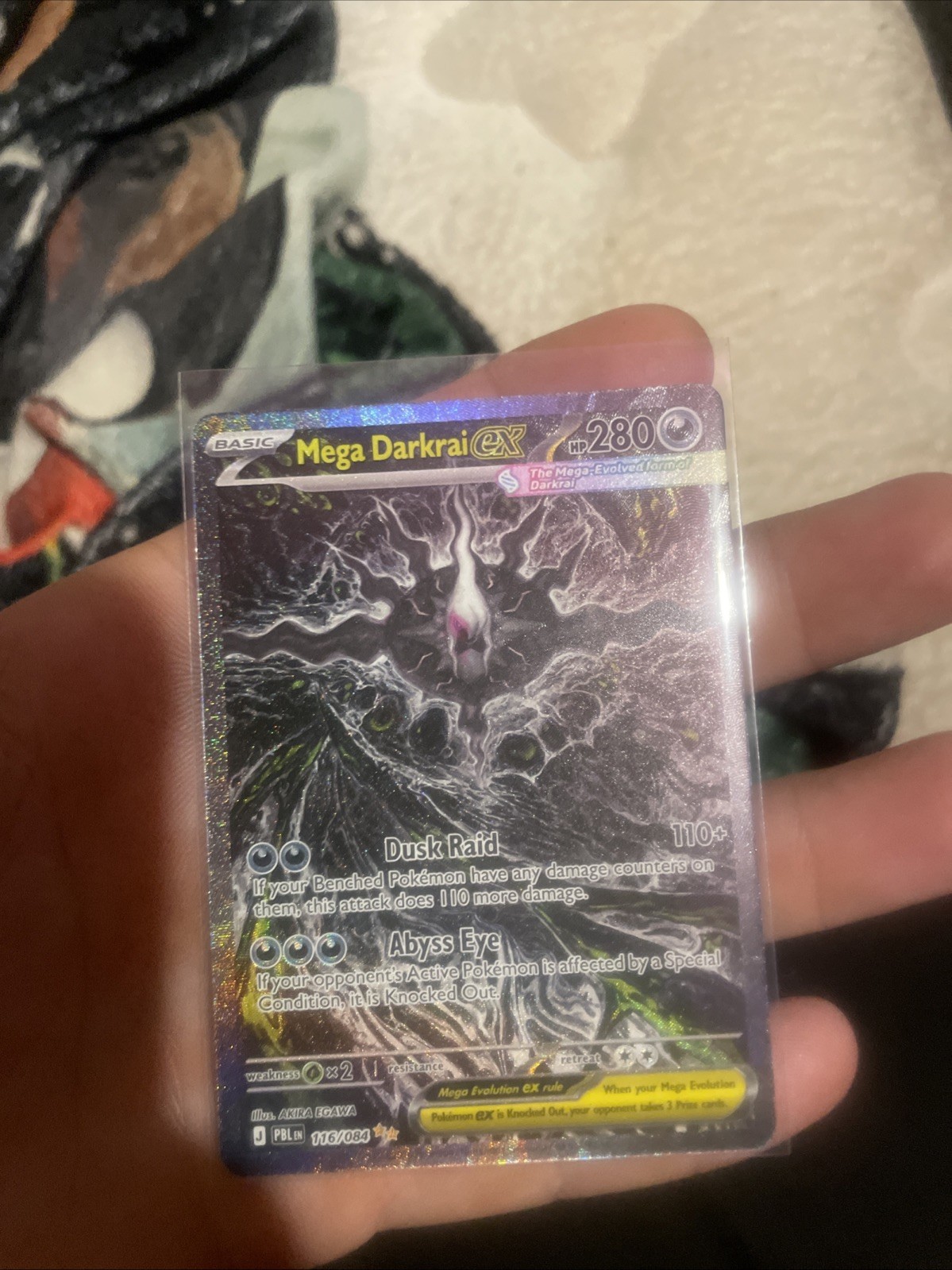 Mega Darkrai ex 116/084 Me05: Pitch Black Holo Mega Darkrai ex 116/084 Me05: Pitch Black Holo