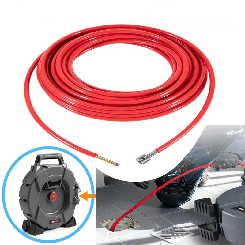 For Ridgid K9-102 Drain Clean Machine FlexShaft Cable Assembly 64343 1/4