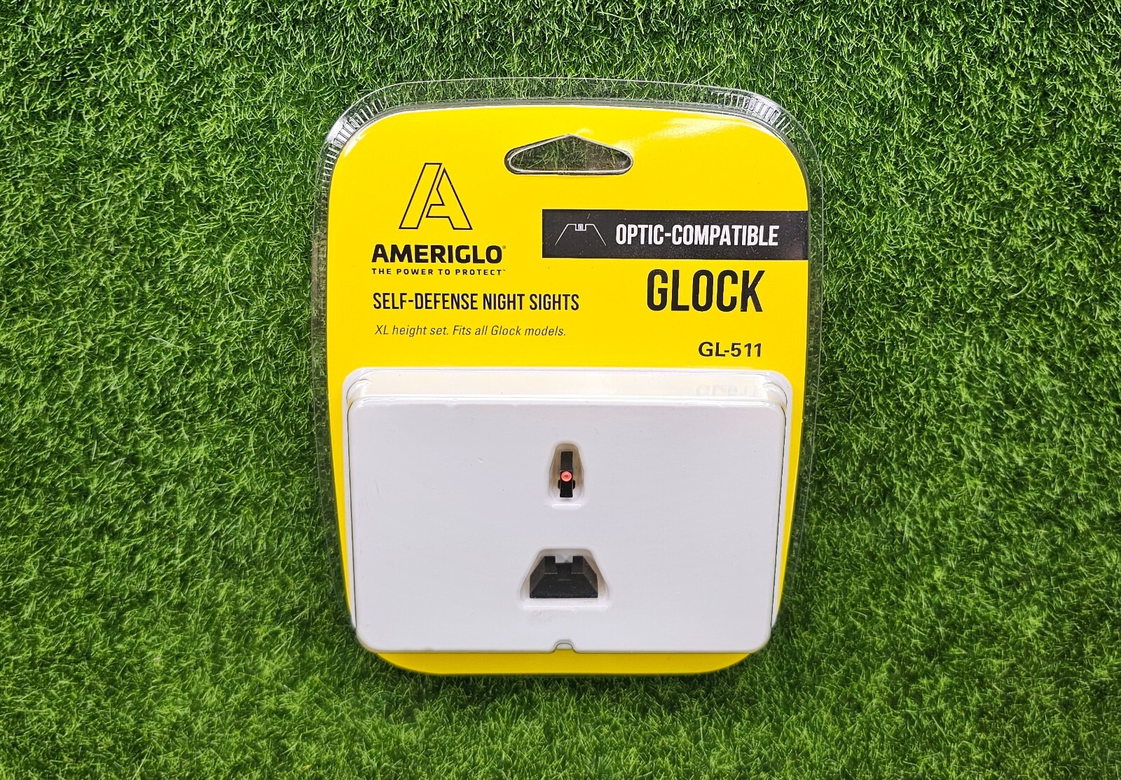 AmeriGlo Optic-Ready Night Sights for Glock, XL Tall Suppressor Height - GL-511