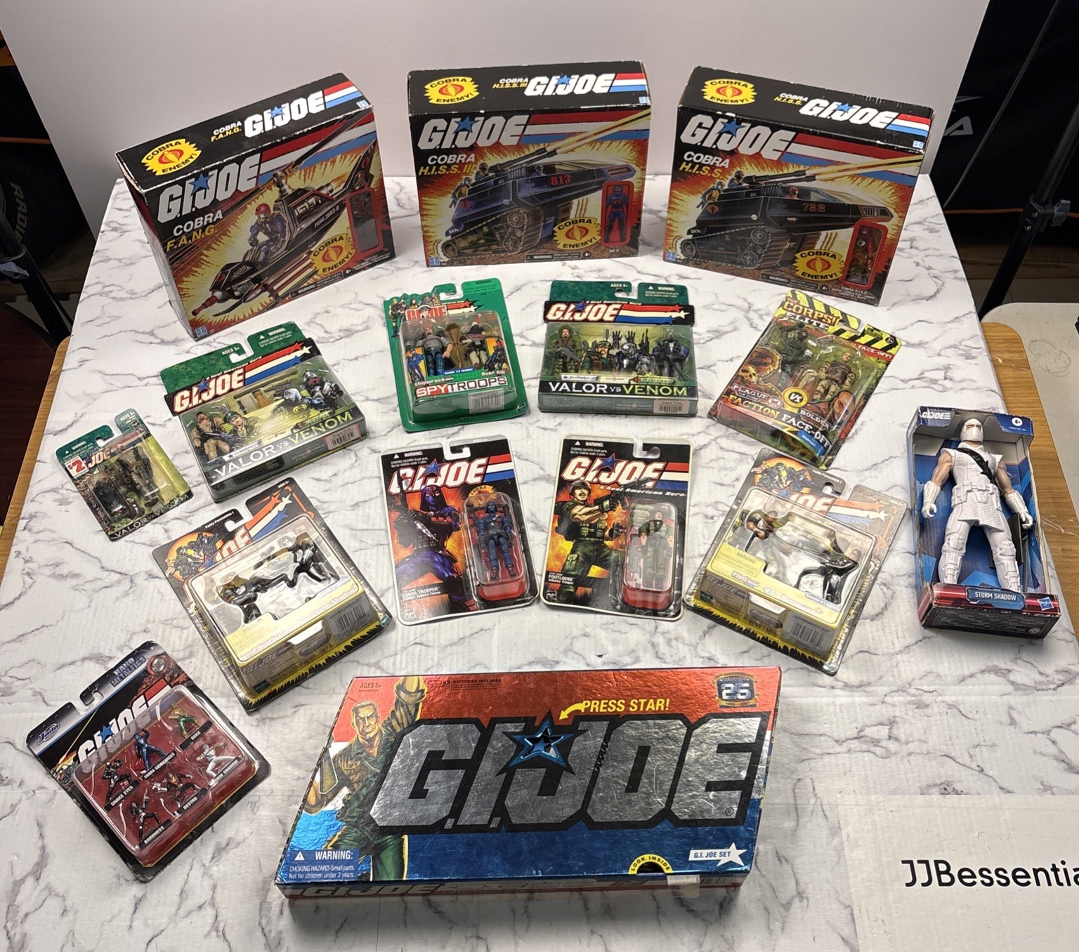 Vintage Hasbro G.I. Joe 15 Piece Collection Lot Sealed Figures Vehicles Rare🔥