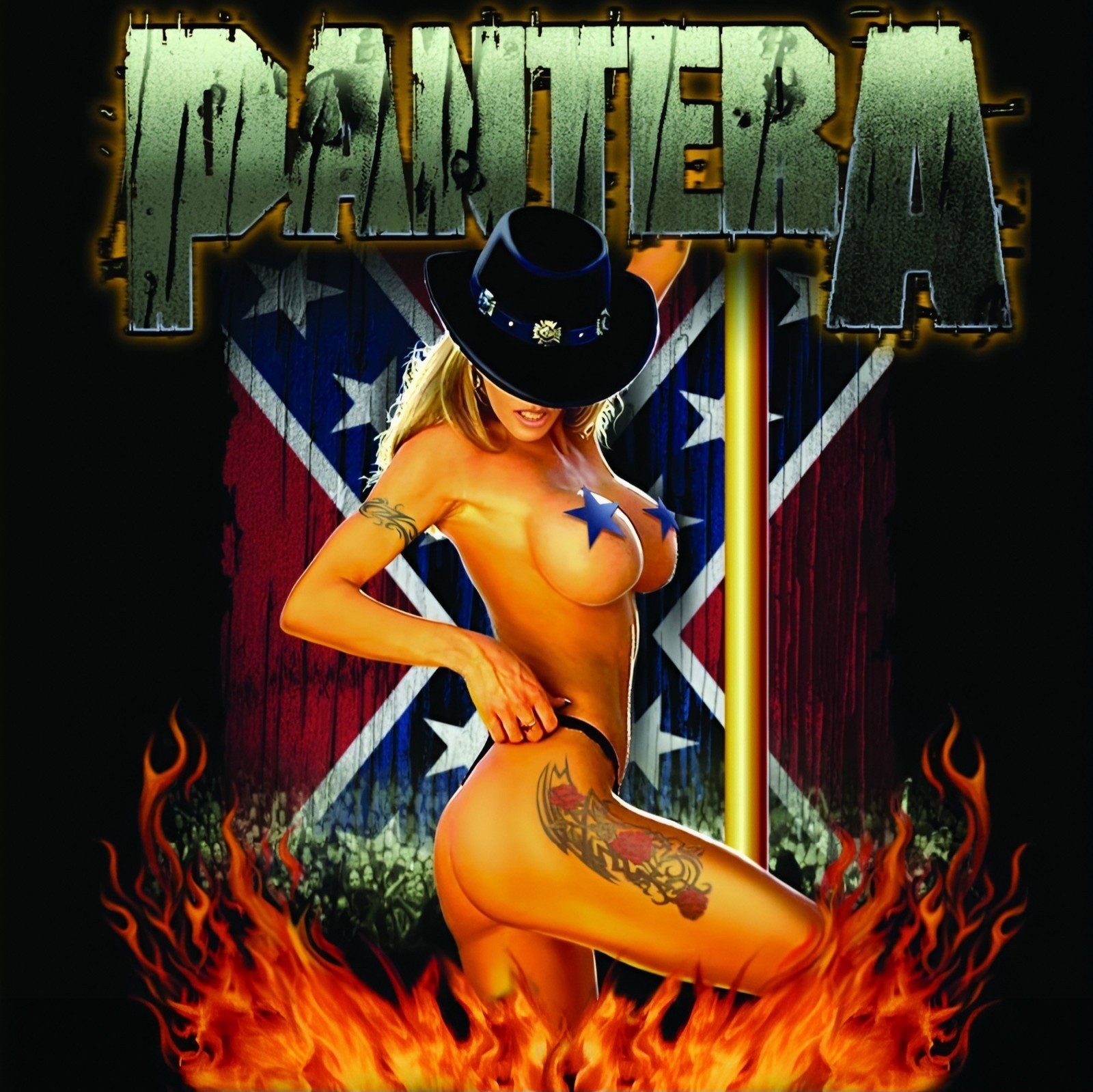 PANTERA Southern Girl BANNER HUGE 4X4 Ft Fabric Poster Tapestry Flag art