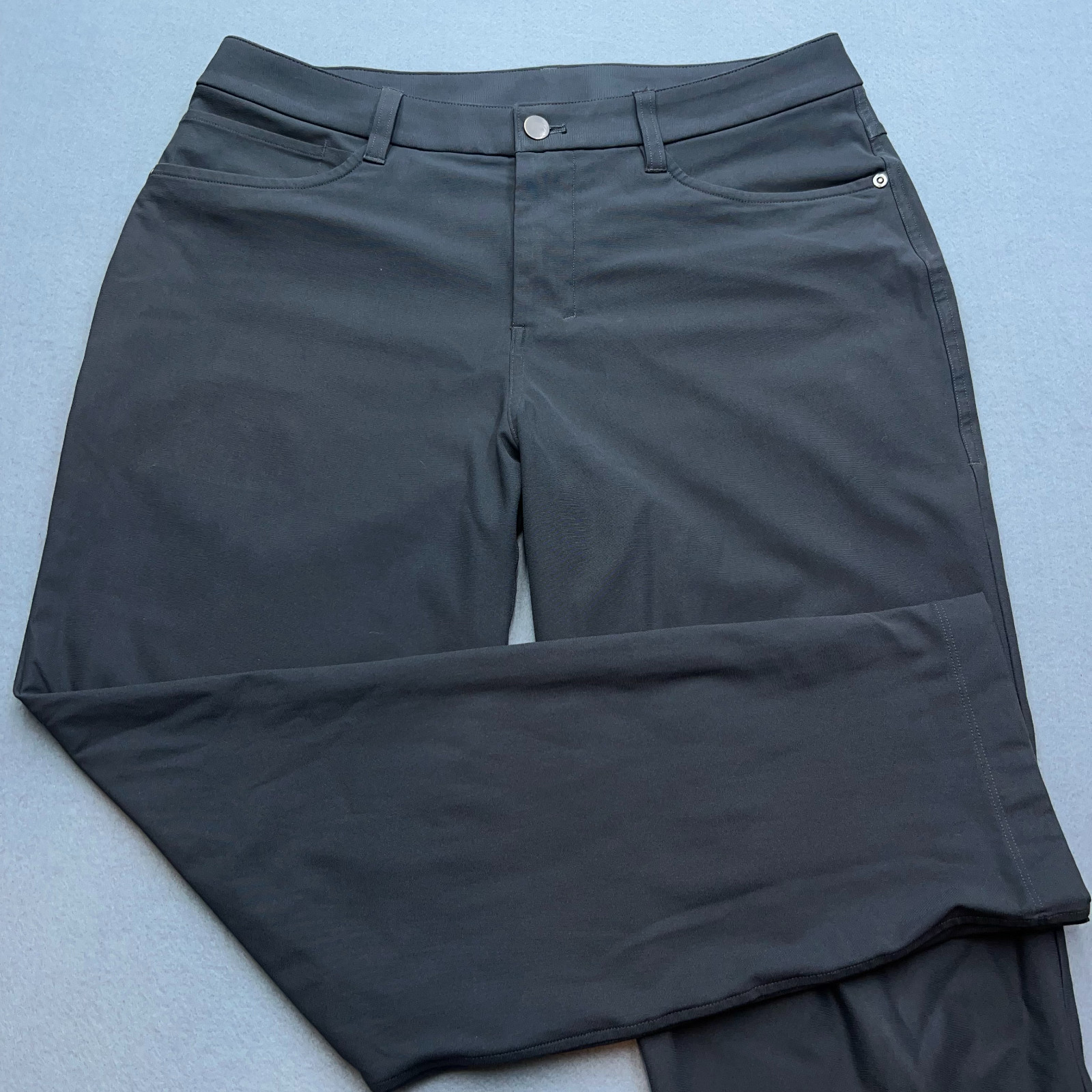 Lululemon ABC Pant Classic Fit Mens 34x30 Dark Gray Warpstreme 5 Pocket