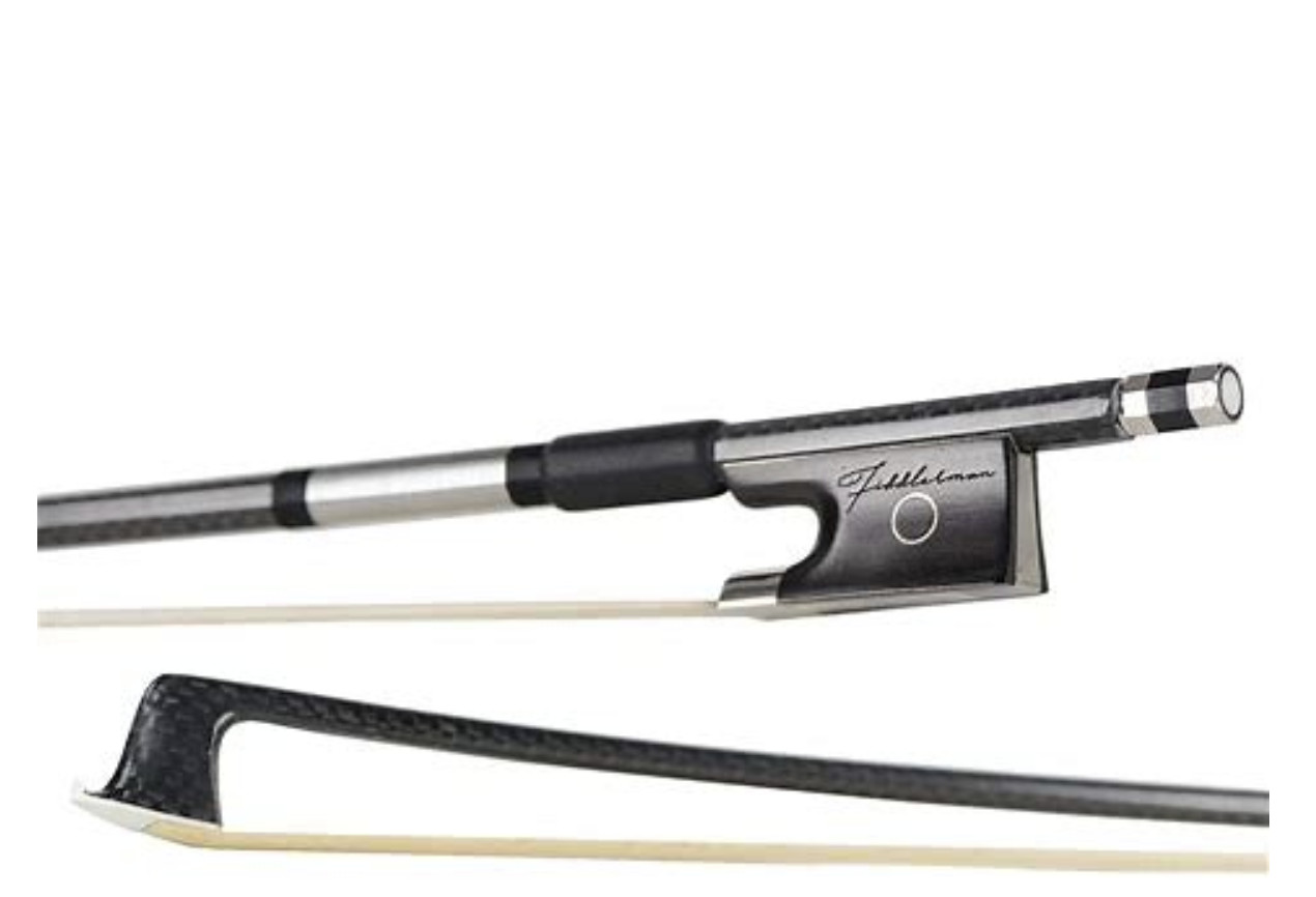 Fiddlerman Carbon Fiber Violin Bow 4/4 4/4, black