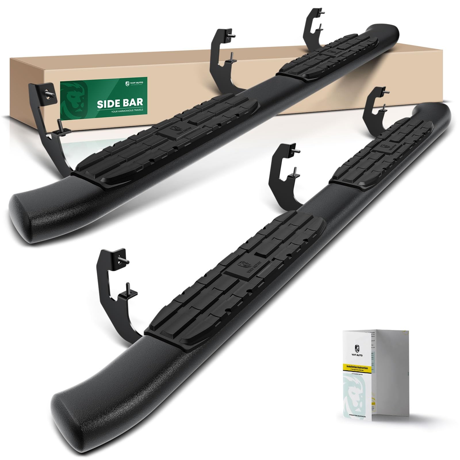 4.25 Inch Running Boards for Ford Ranger, Extended Cab/SuperCab