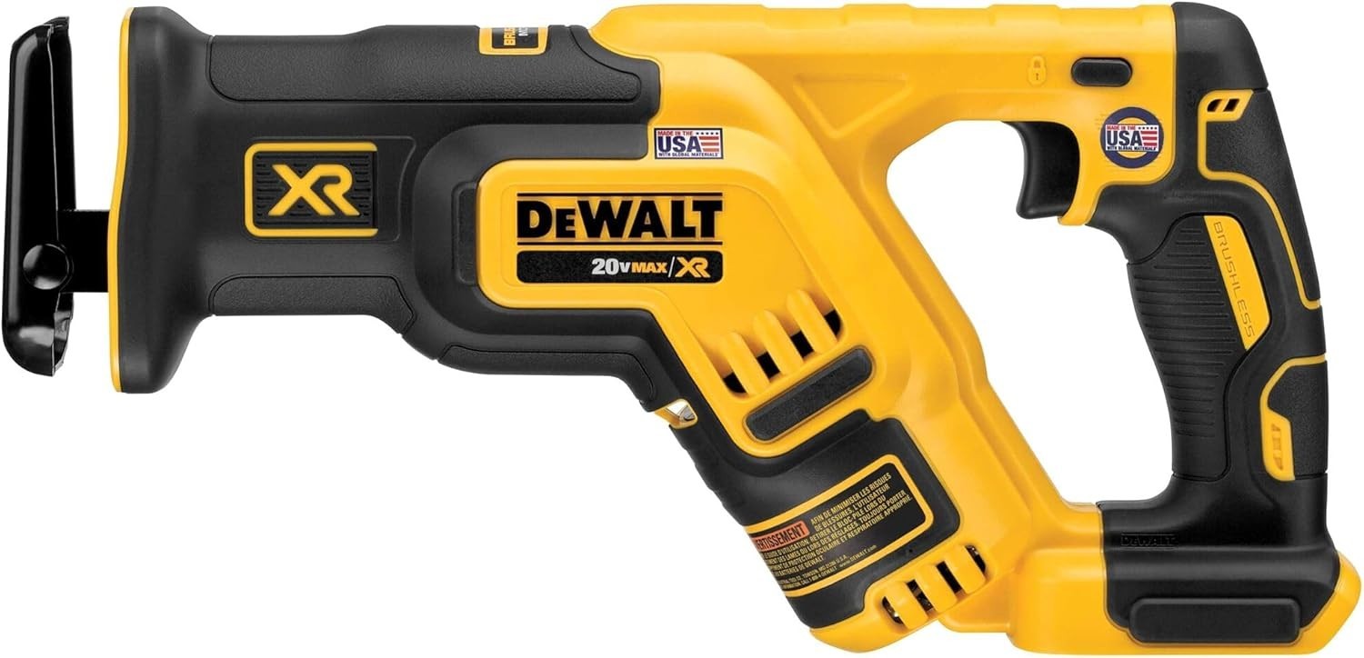 DEWALT DCS367B Reciprocating Saw – 20V XR Brushless, Compact, Tool Only