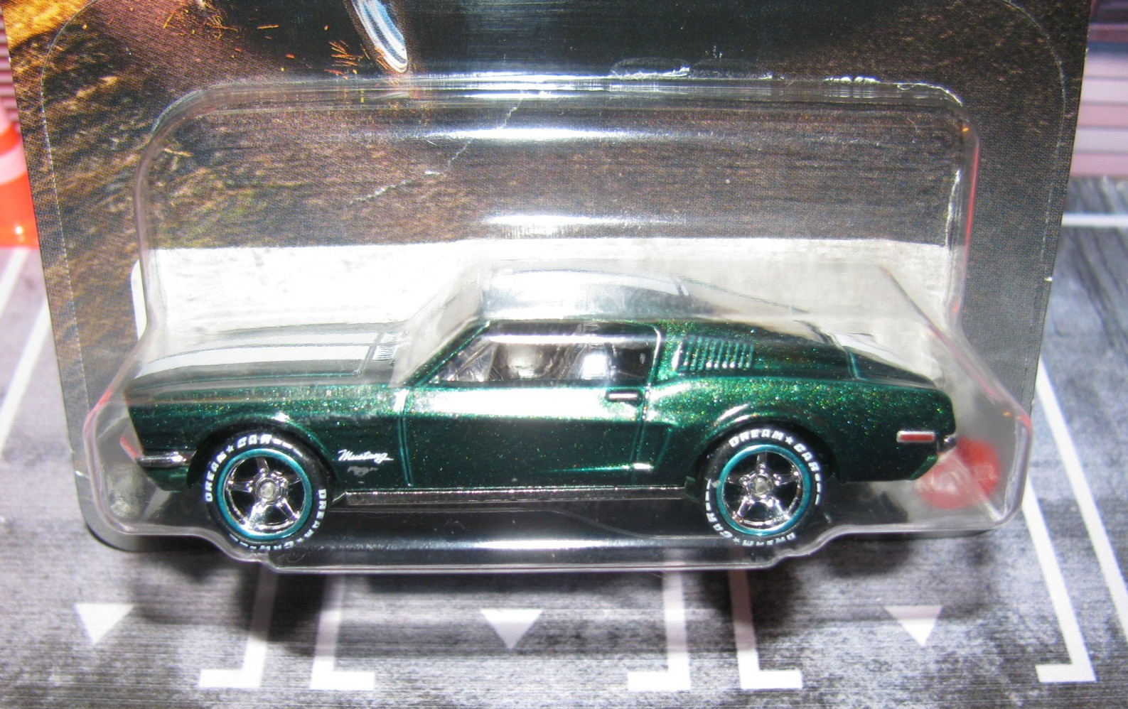 2026 Matchbox the Movie \'68 Green Ford Mustang Fastback w/Real Riders Wheel Swap 2026 Matchbox the Movie \'68 Green Ford Mustang Fastback w/Real Riders Wheel Swap