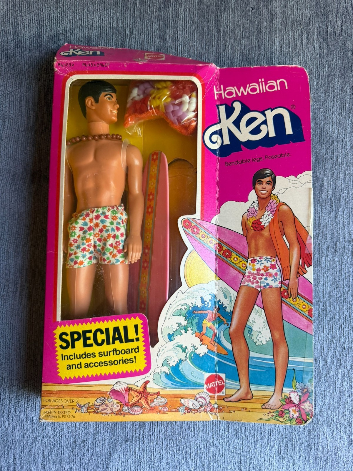 Vintage 1978 Hawaiian Ken Barbie Doll