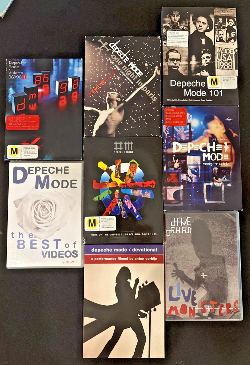 Depeche Mode 8 x DVD Collection