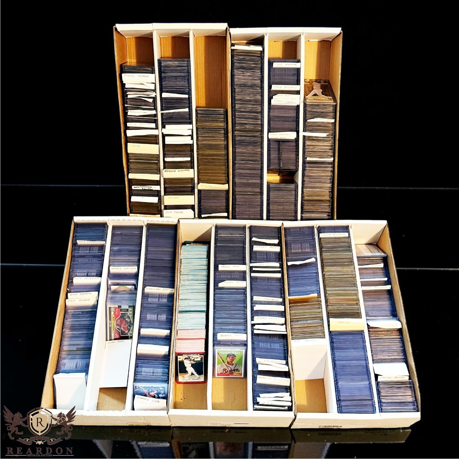 MASSIVE Baseball Card Collection Lot Stars Rookies Inserts Toploaded Cards 4000+