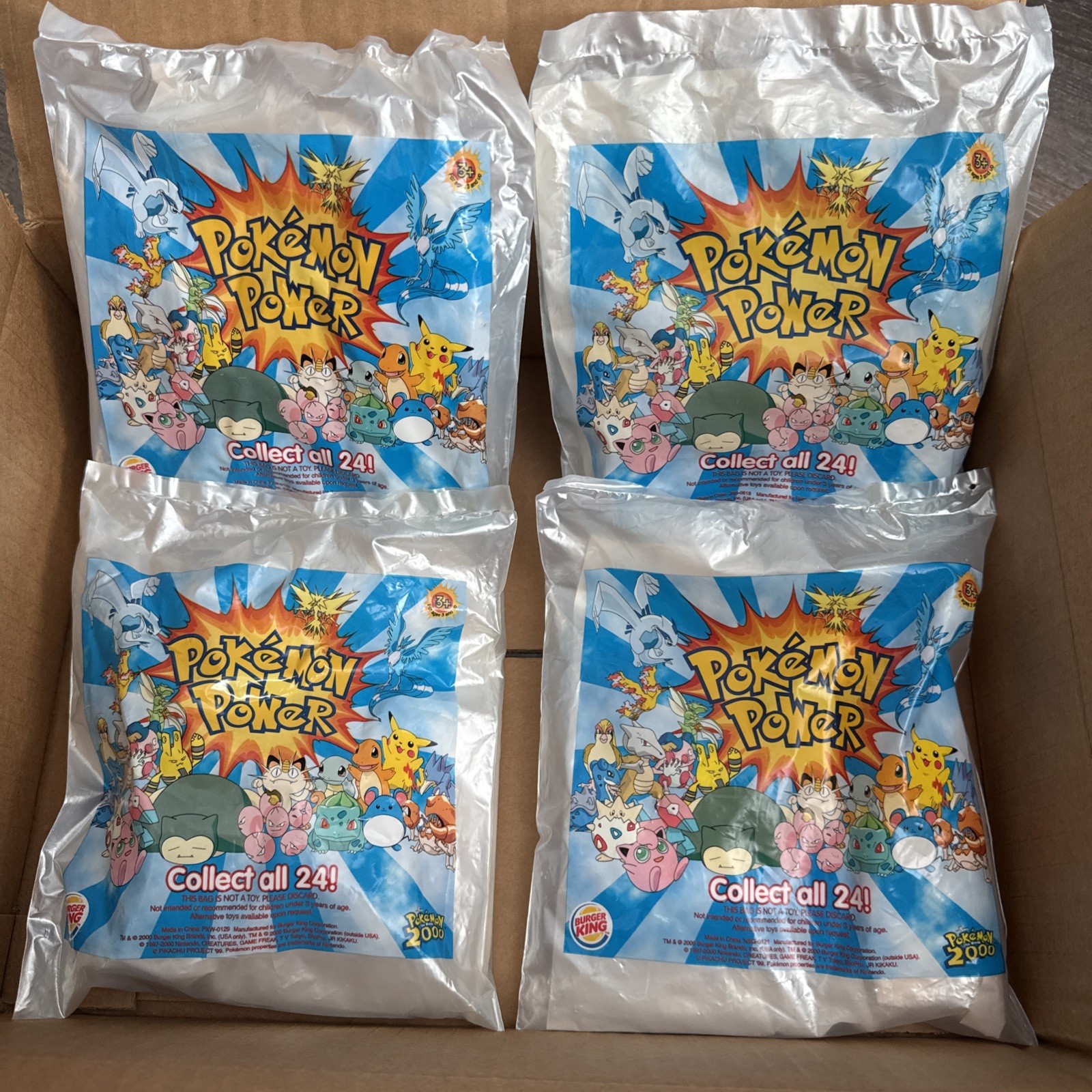 Y2K Pokemon The Movie 2000 Power Cards and Stands Burger King 3D Toys Lot Of 4 Y2K Pokemon The Movie 2000 Power Cards and Stands Burger King 3D Toys Lot Of 4
