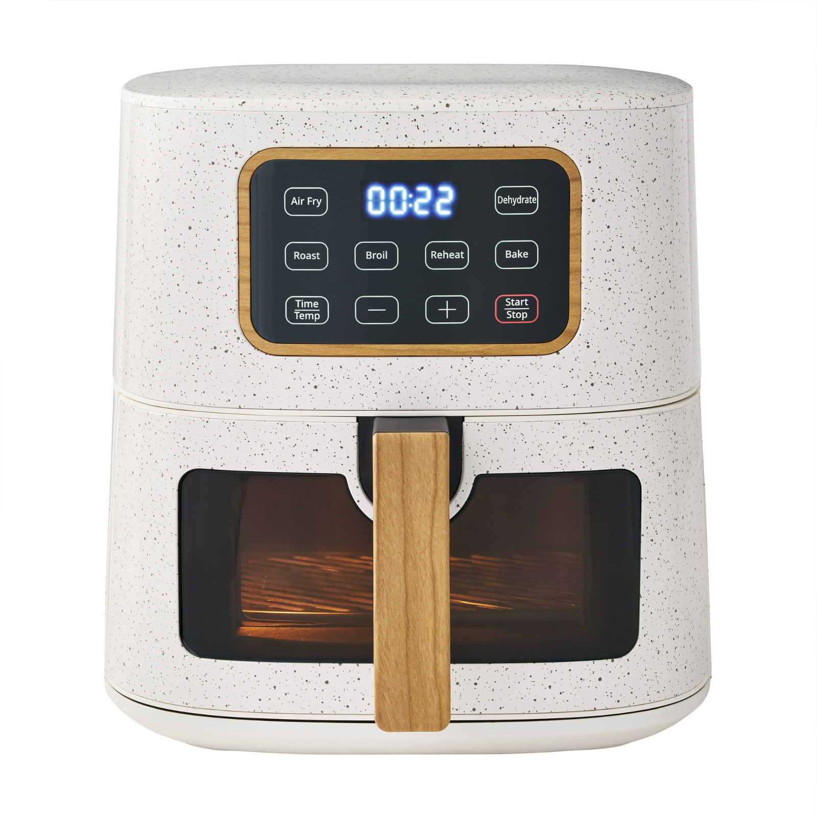 The Pioneer Woman 5.8 Qt Air Fryer, Linen Speckle - Energy Efficient