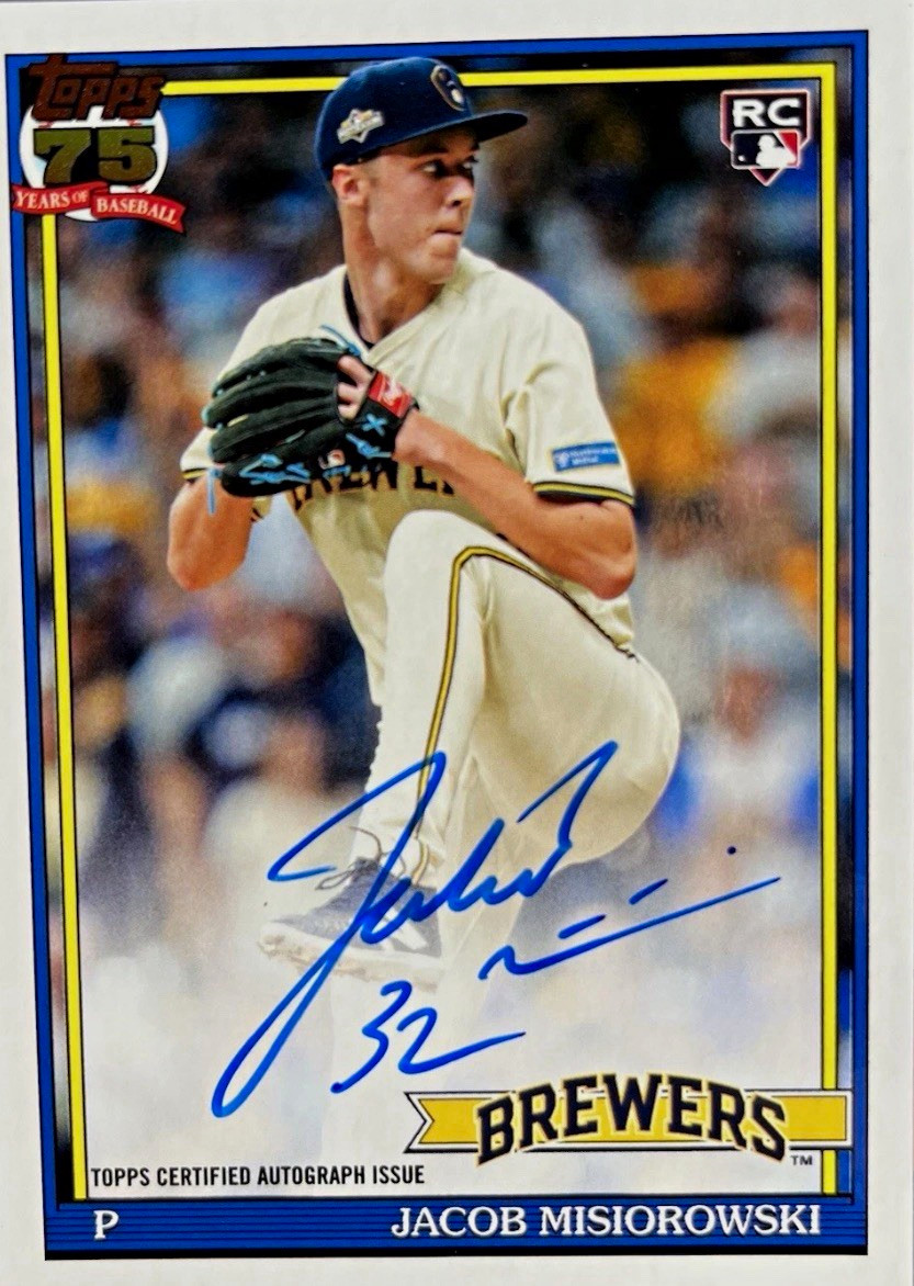 Topps 2026 1991 Baseball Autographs Misiorowski Chance READ DESCRIPTION. Topps 2026 1991 Baseball Autographs Misiorowski Chance READ DESCRIPTION.
