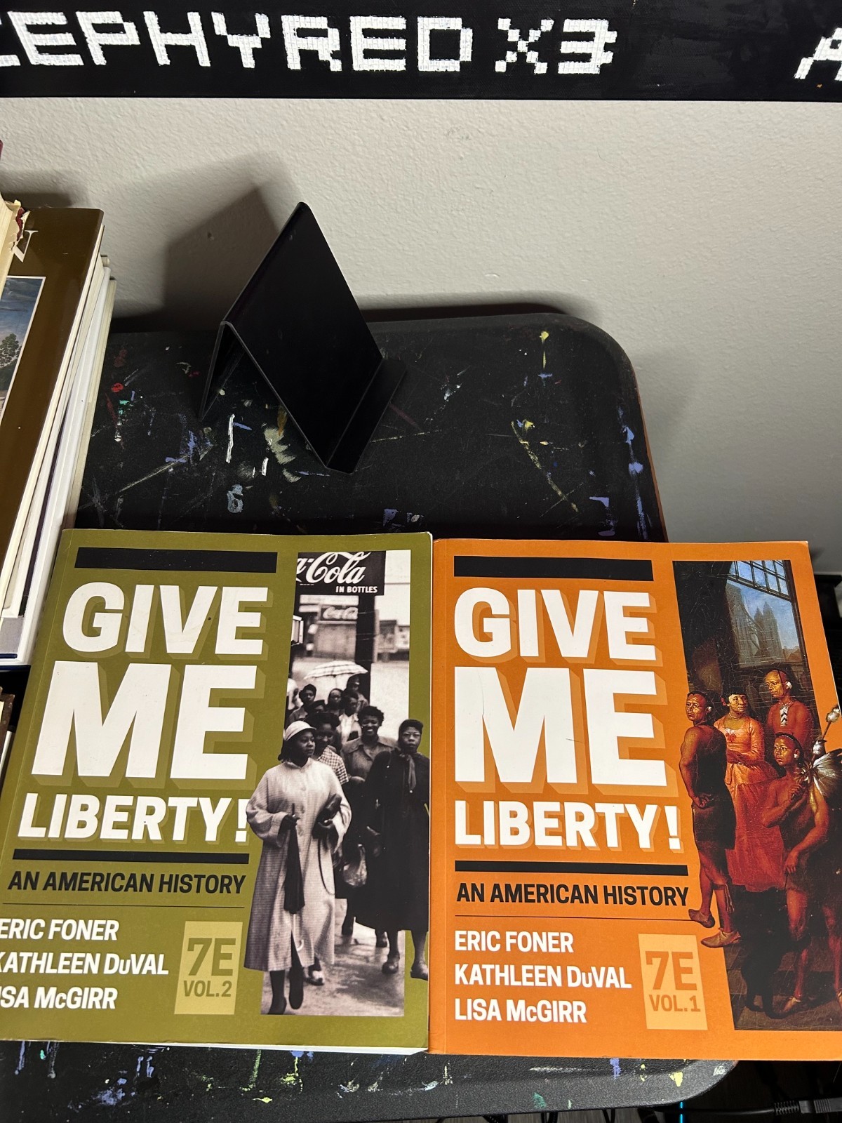 Lot of 2: Give Me Liberty (Volume 1) AND (Vol 2): History texts for homeschool Lot of 2: Give Me Liberty (Volume 1) AND (Vol 2): History texts for homeschool