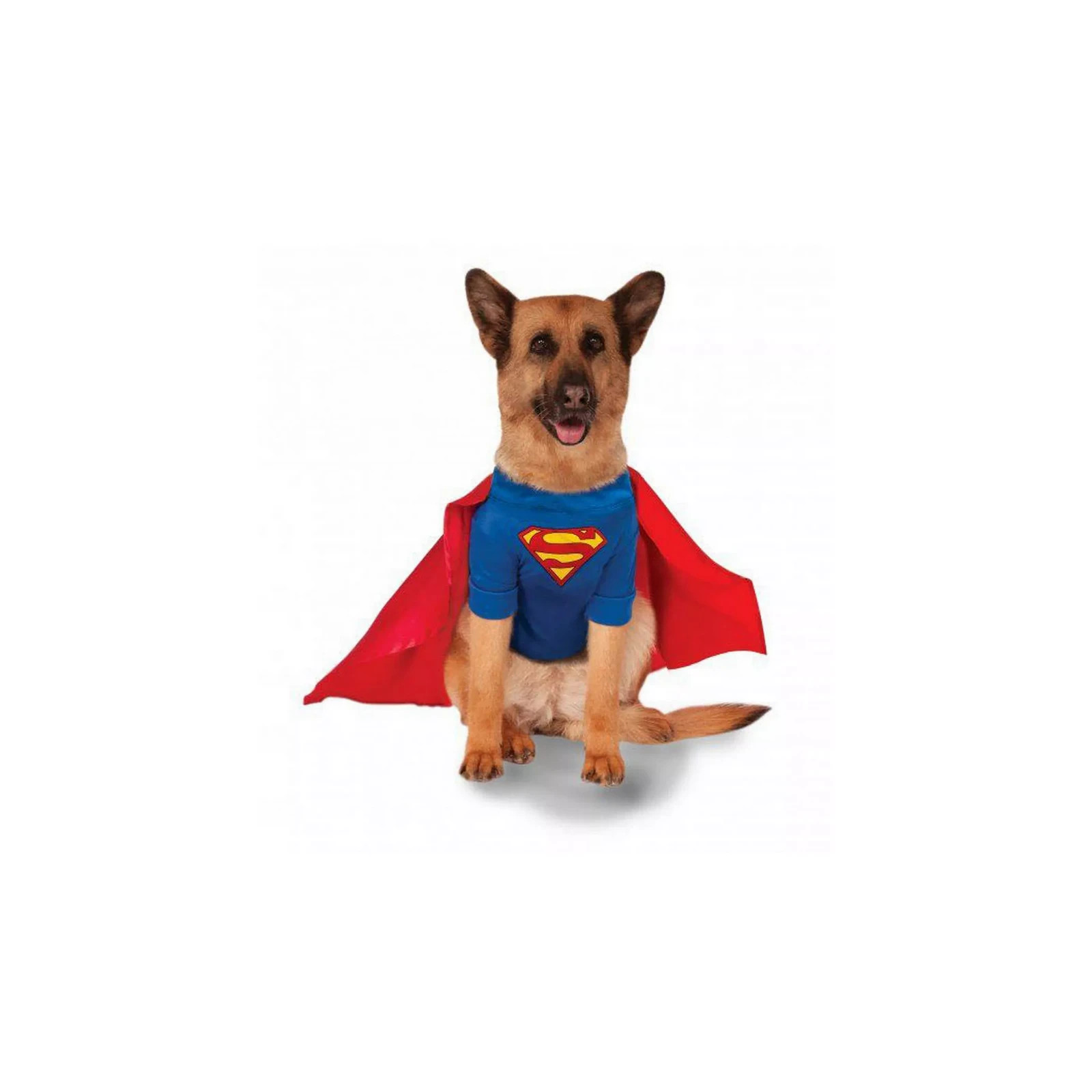 Rubies DC Comics Superman Costume with Sleeves for Big Dogs Large Breeds