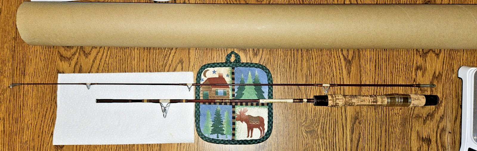 Vintage Garcia Conolon 2500 B 5’ Ultra Light Action 2 PC Spinning Rod Fishing