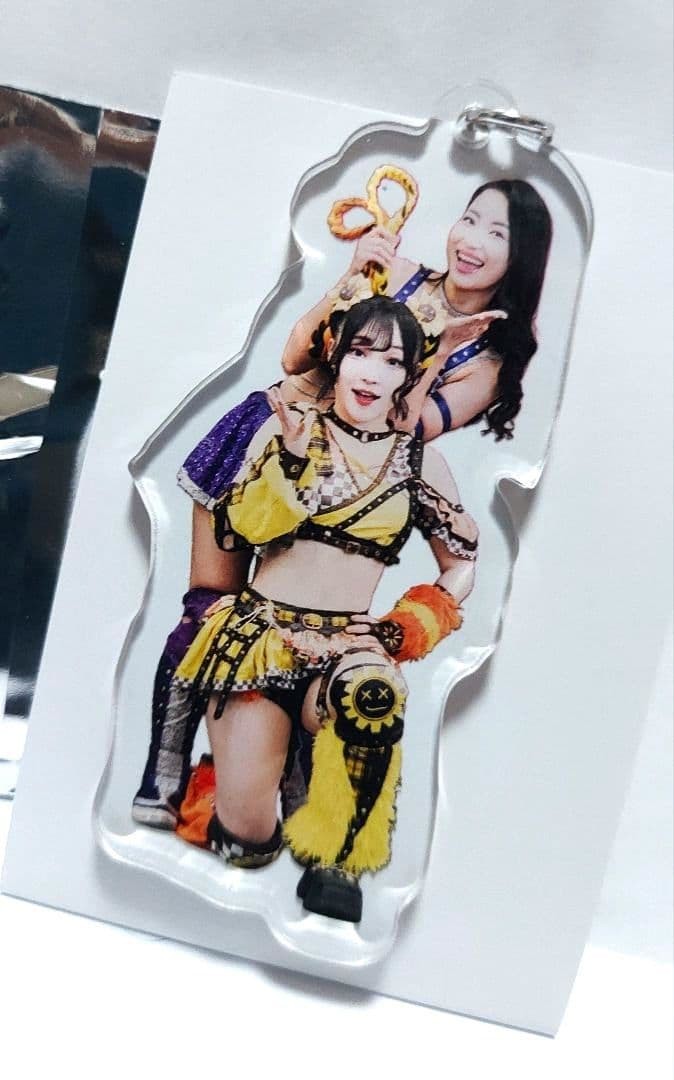 Tokyo Joshi Pro Wrestling Pair Akki Himawari & Miho Ashida Keychain New