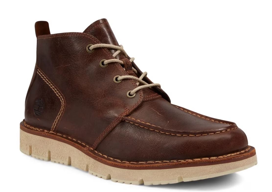 TIMBERLAND TB 0A1JTW 245 WESTMORE MID LACE CHUKKA BOOT TORTOISE SHELL NIB MEN\'S