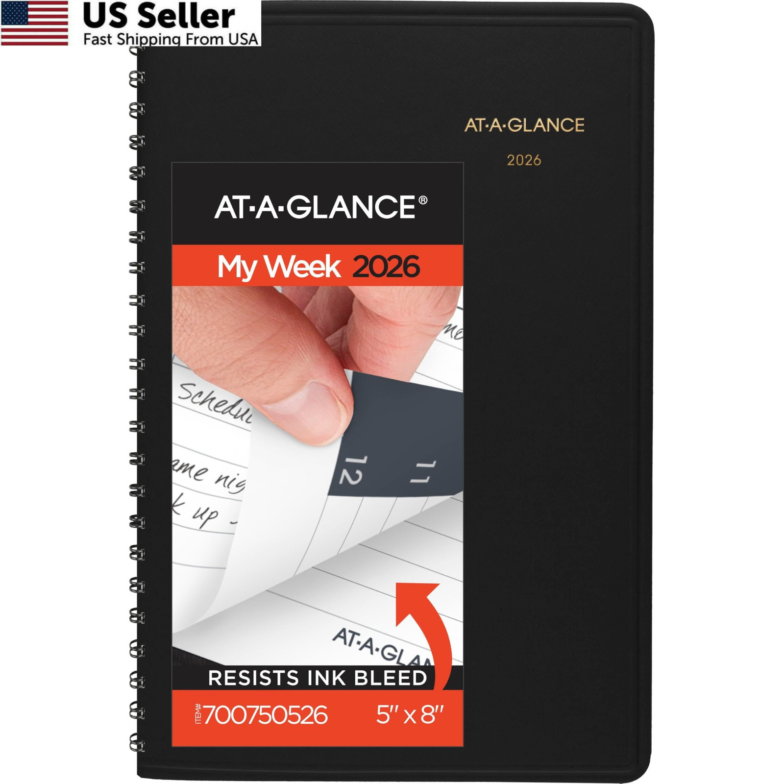 AT-A-GLANCE 2026 Appointment Book Planner, Weekly, 5 AT-A-GLANCE 2026 Appointment Book Planner, Weekly, 5