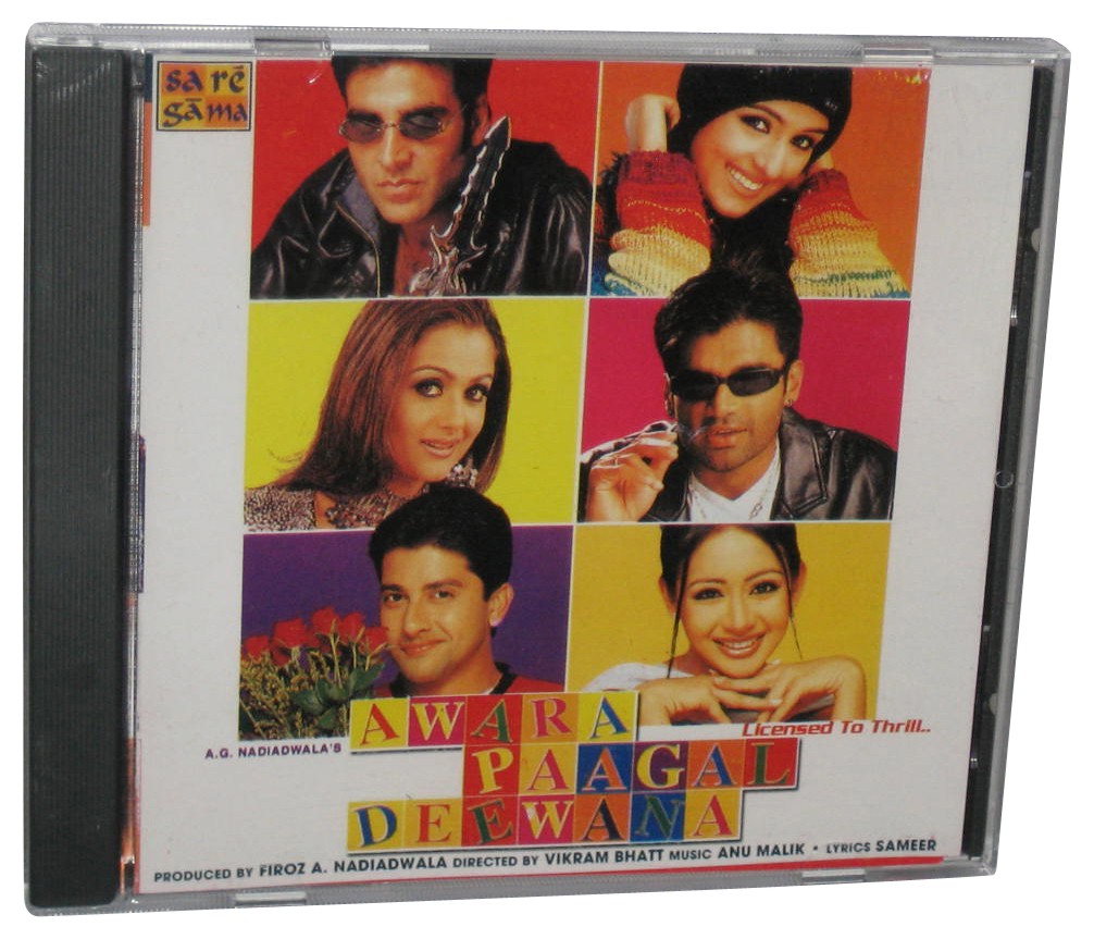 Sonu Nigam Awara Paagal Deewana (2002) Audio Music CD